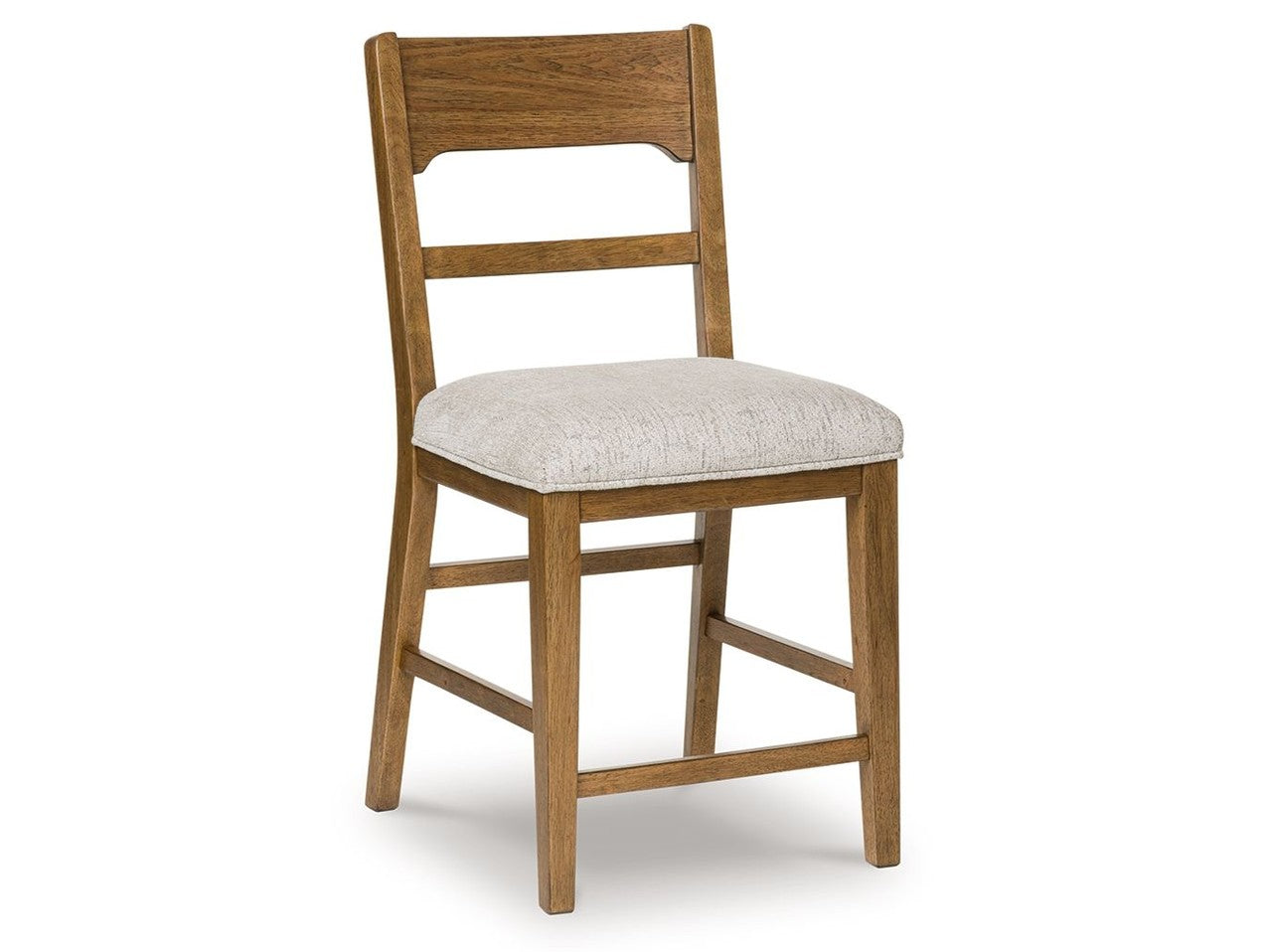 Cabalynn - Upholstered Barstool (Set of 2) - Oatmeal / Light Brown