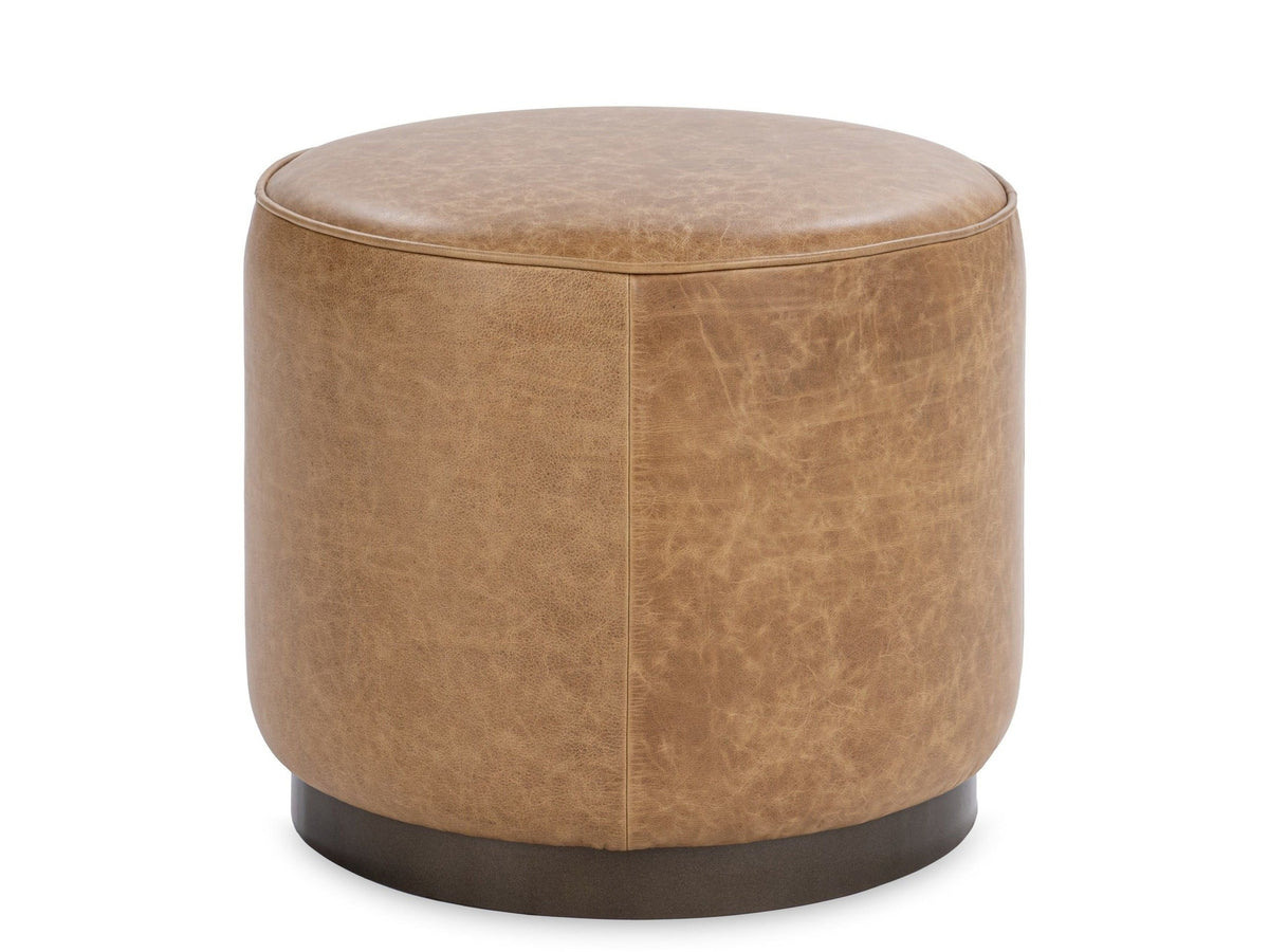 Clair - Leather Round Table