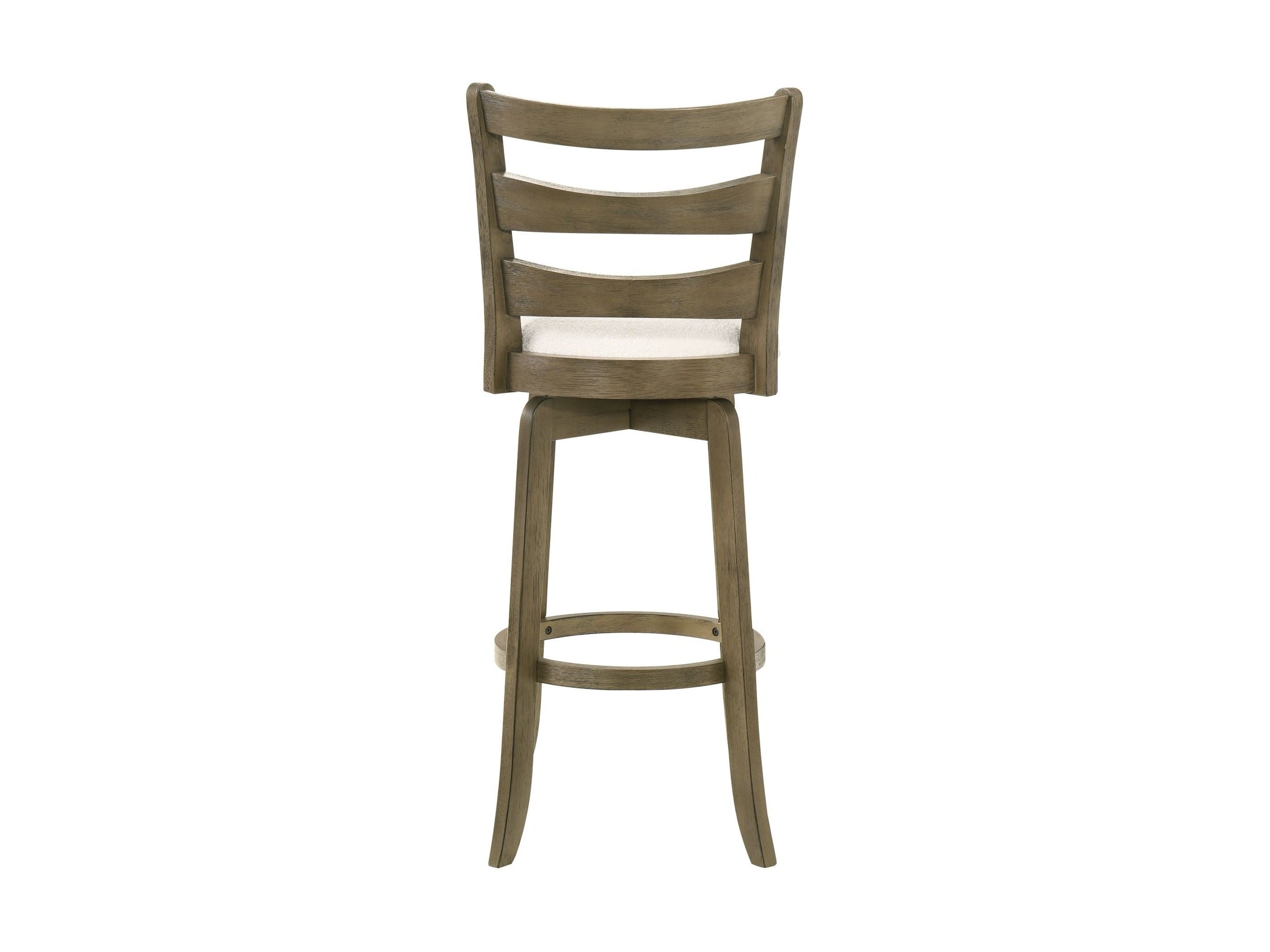 Melindra - Modern Farmhouse Swivel Wood Bar Height Kitchen Bar Stool