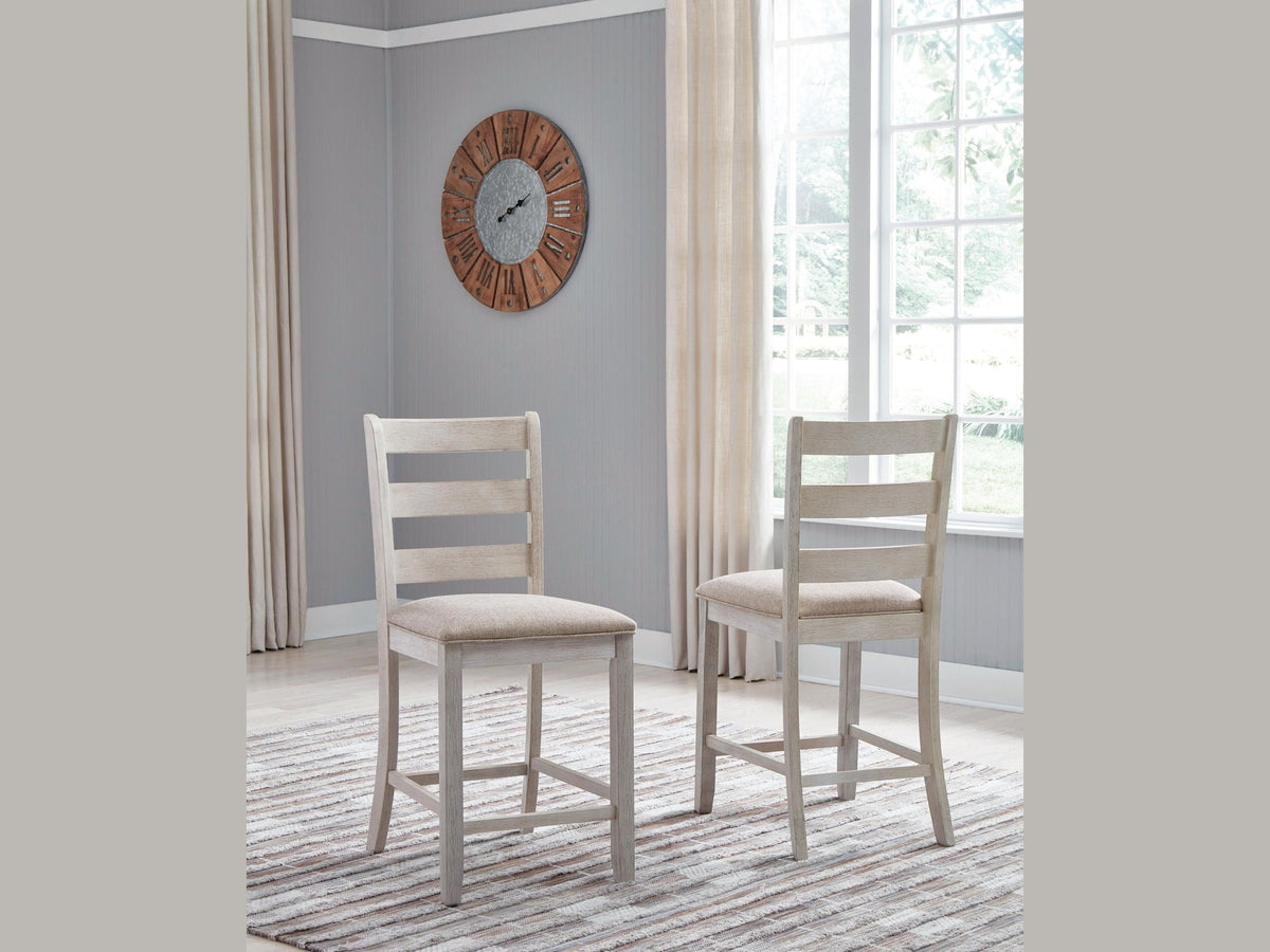 Skempton - Upholstered Barstool (Set of 2) - White