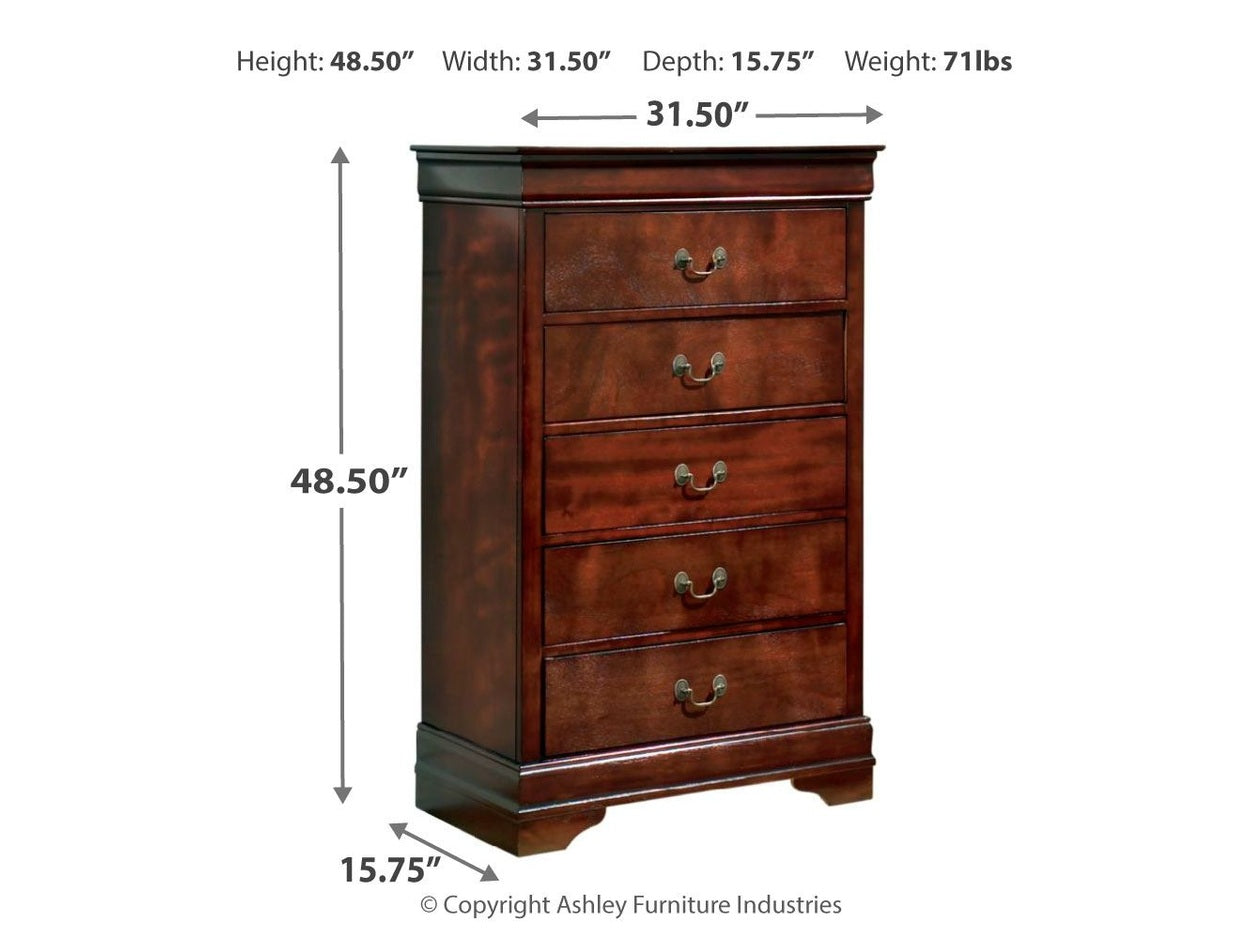 Alisdair - Chest - Reddish Brown