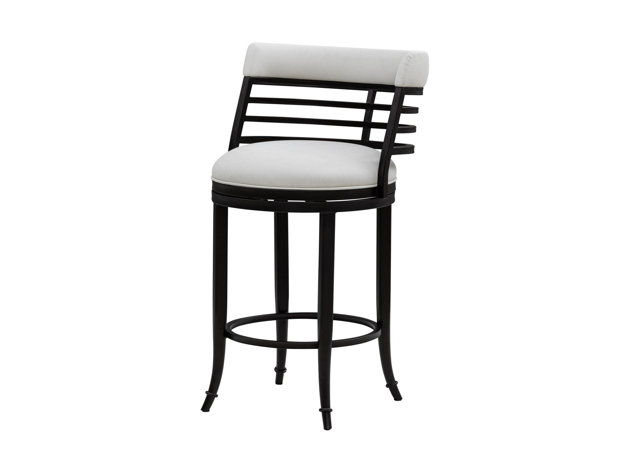 Telia - Upholstered Swivel Counter Height Barstool