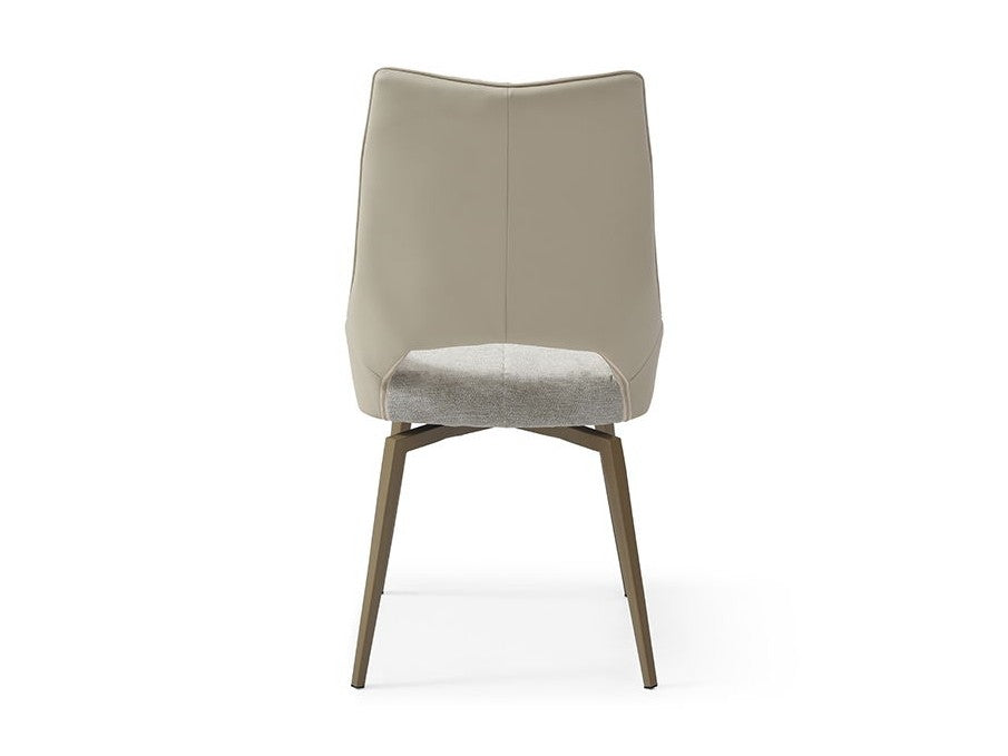 1239 - Swivel Chair - Beige / Champagne
