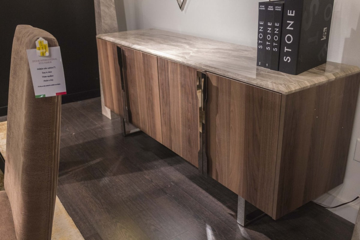 Stone International Diamond Wood 4-Door Buffet