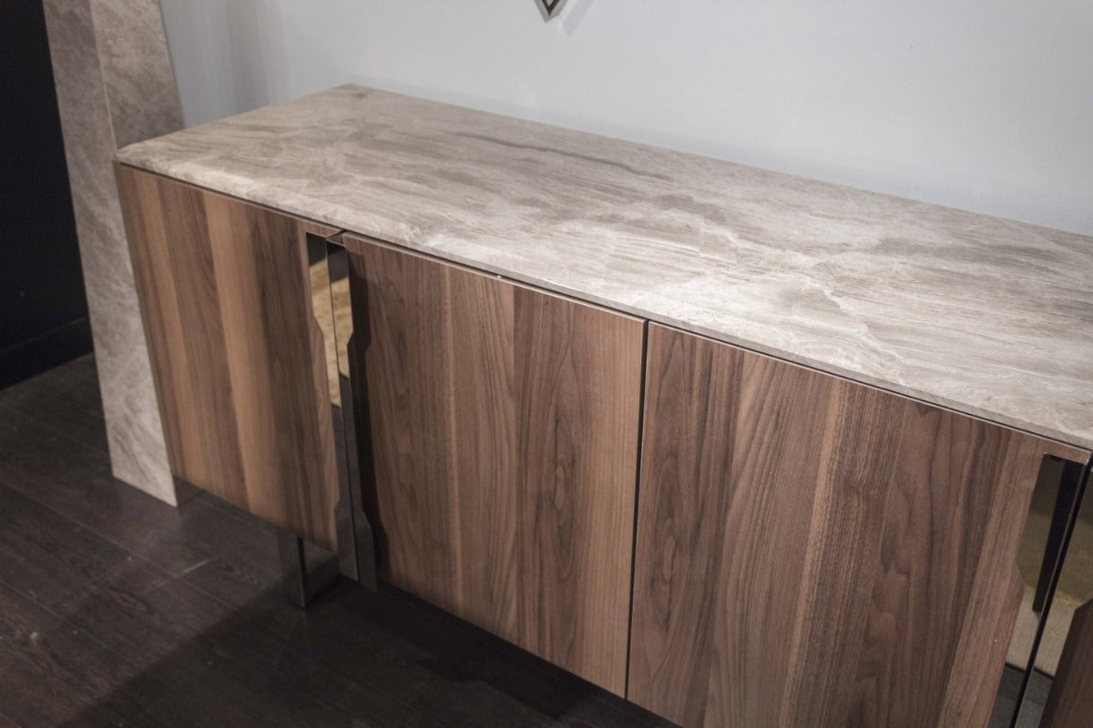 Stone International Diamond Wood 4-Door Buffet