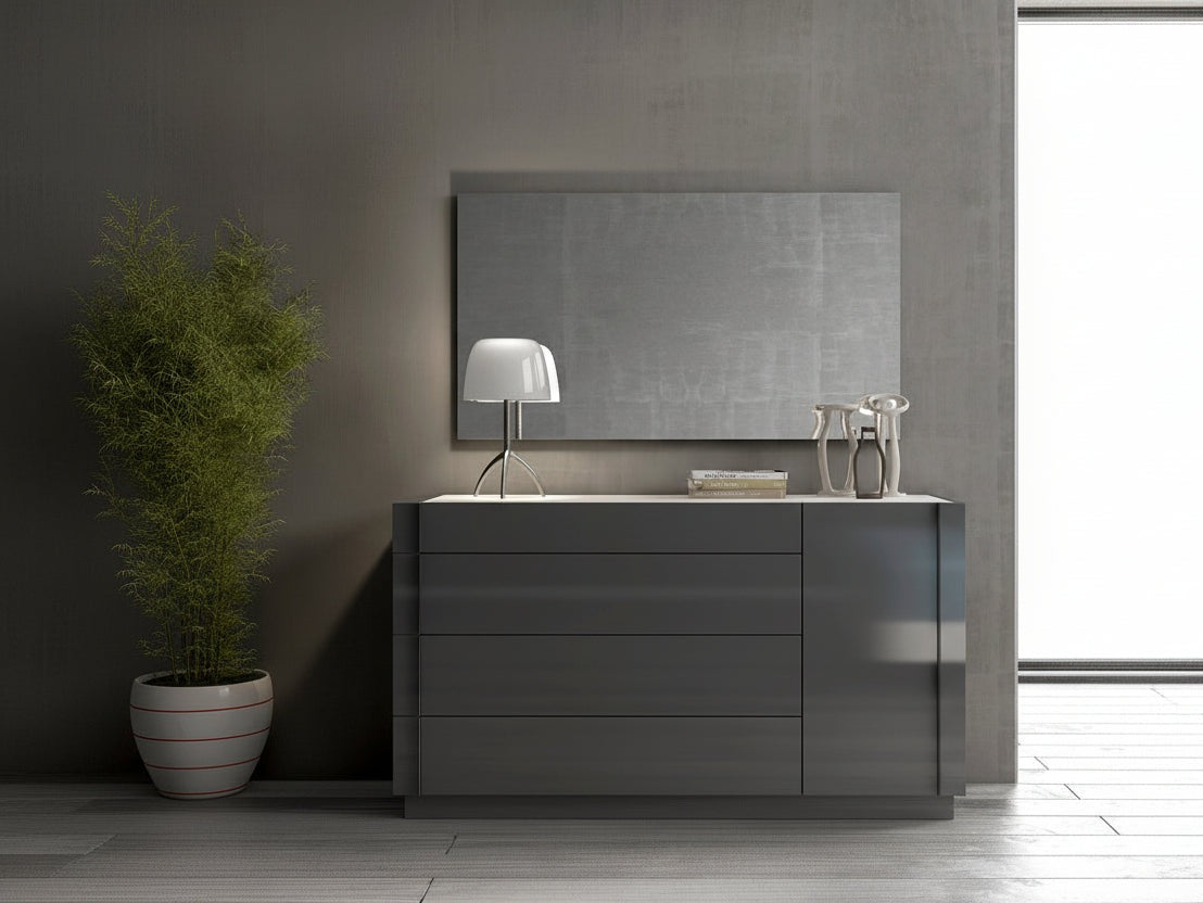 Braga Dresser and Mirror | J&M Furniture