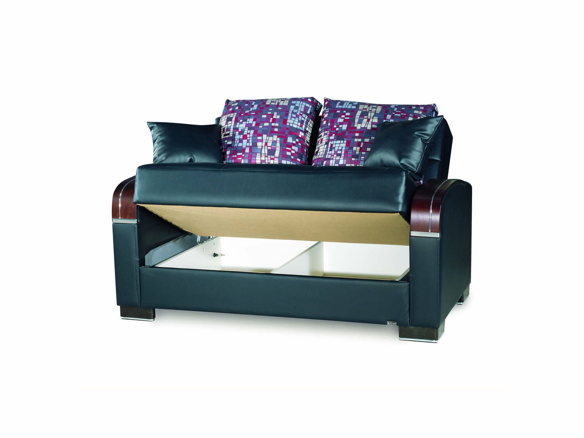 Ottomanson Mobimax - Upholstered Convertible Loveseat With Storage