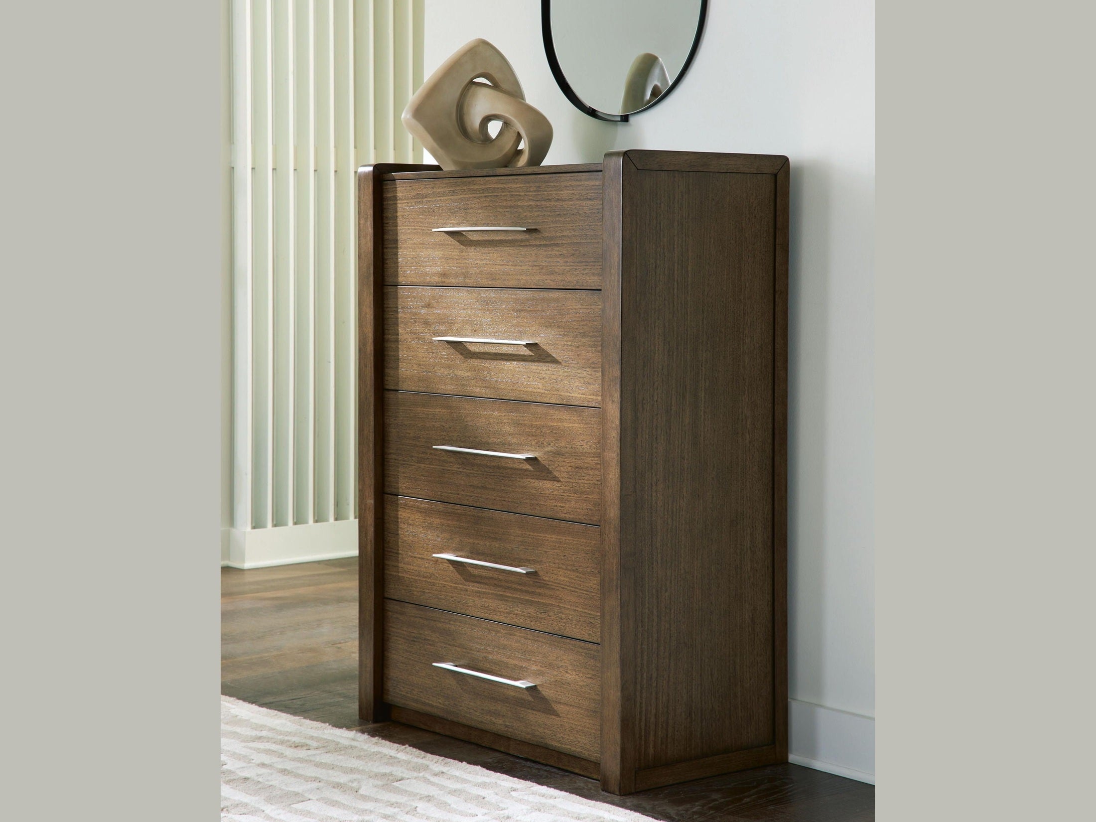 Marxmore - Five Drawer Chest - Brown