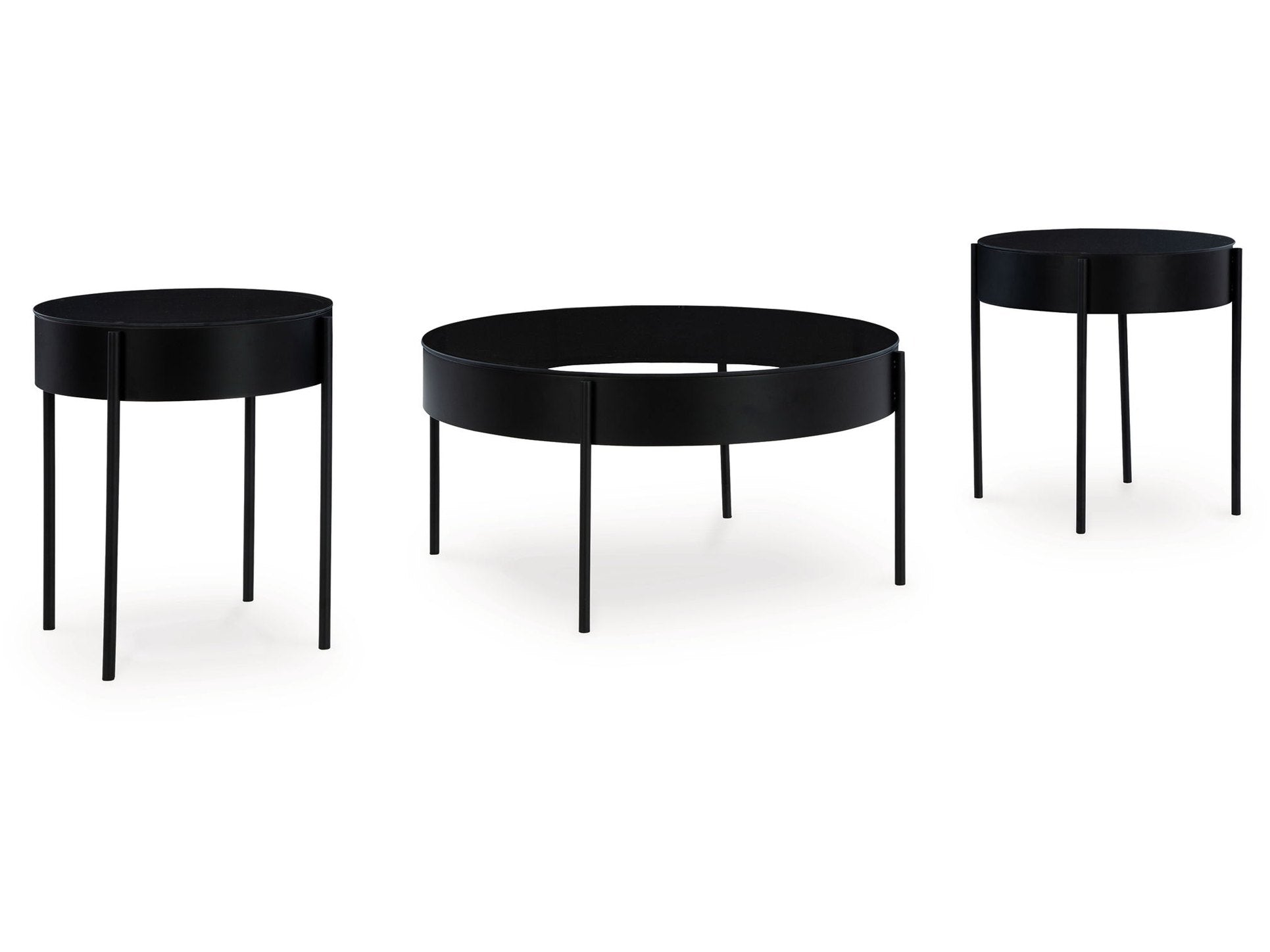 Ardoline - Occasional Table Set (Set of 3) - Black
