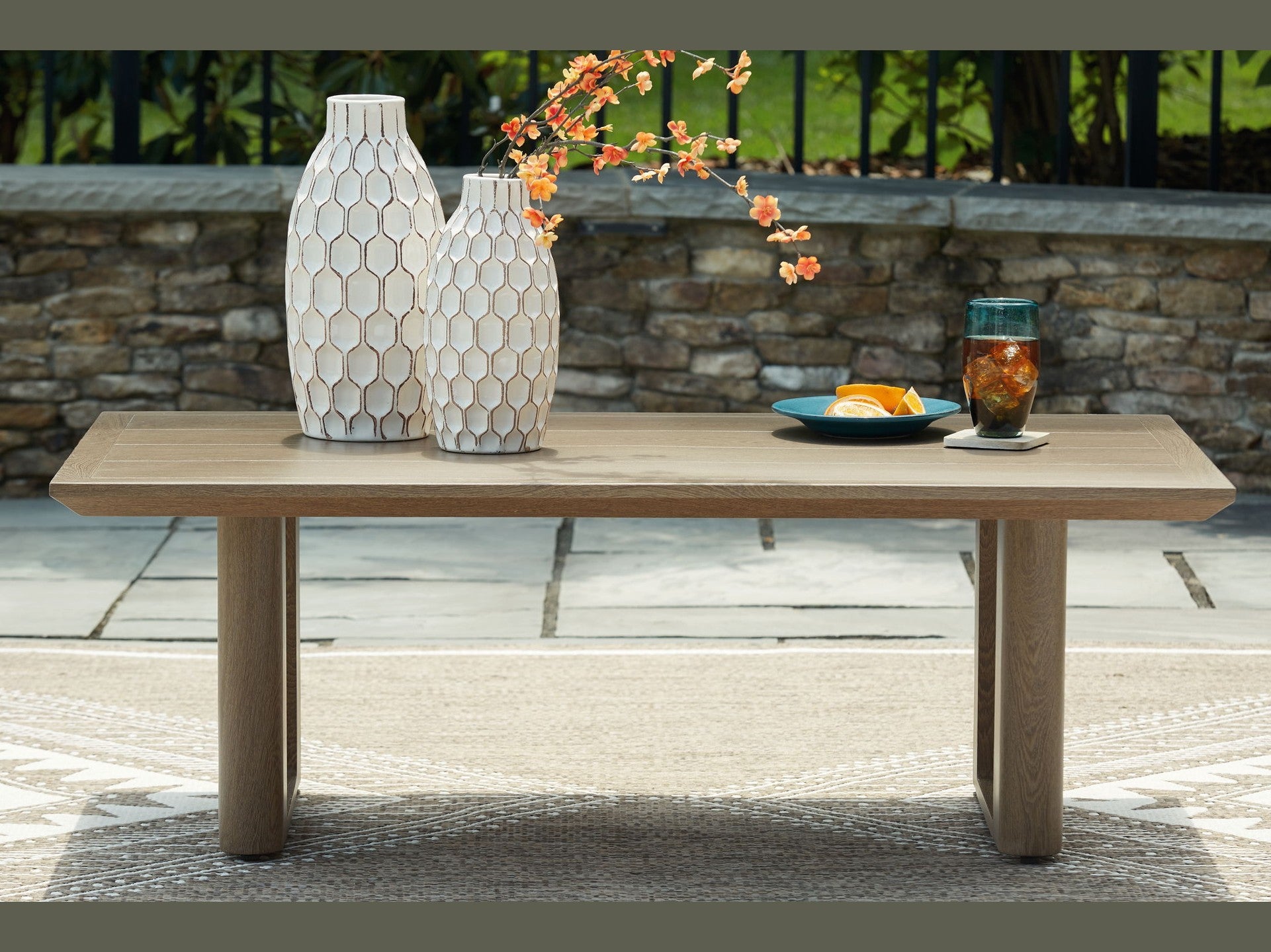 Serene Bay - Rectangular Cocktail Table - Dark Brown