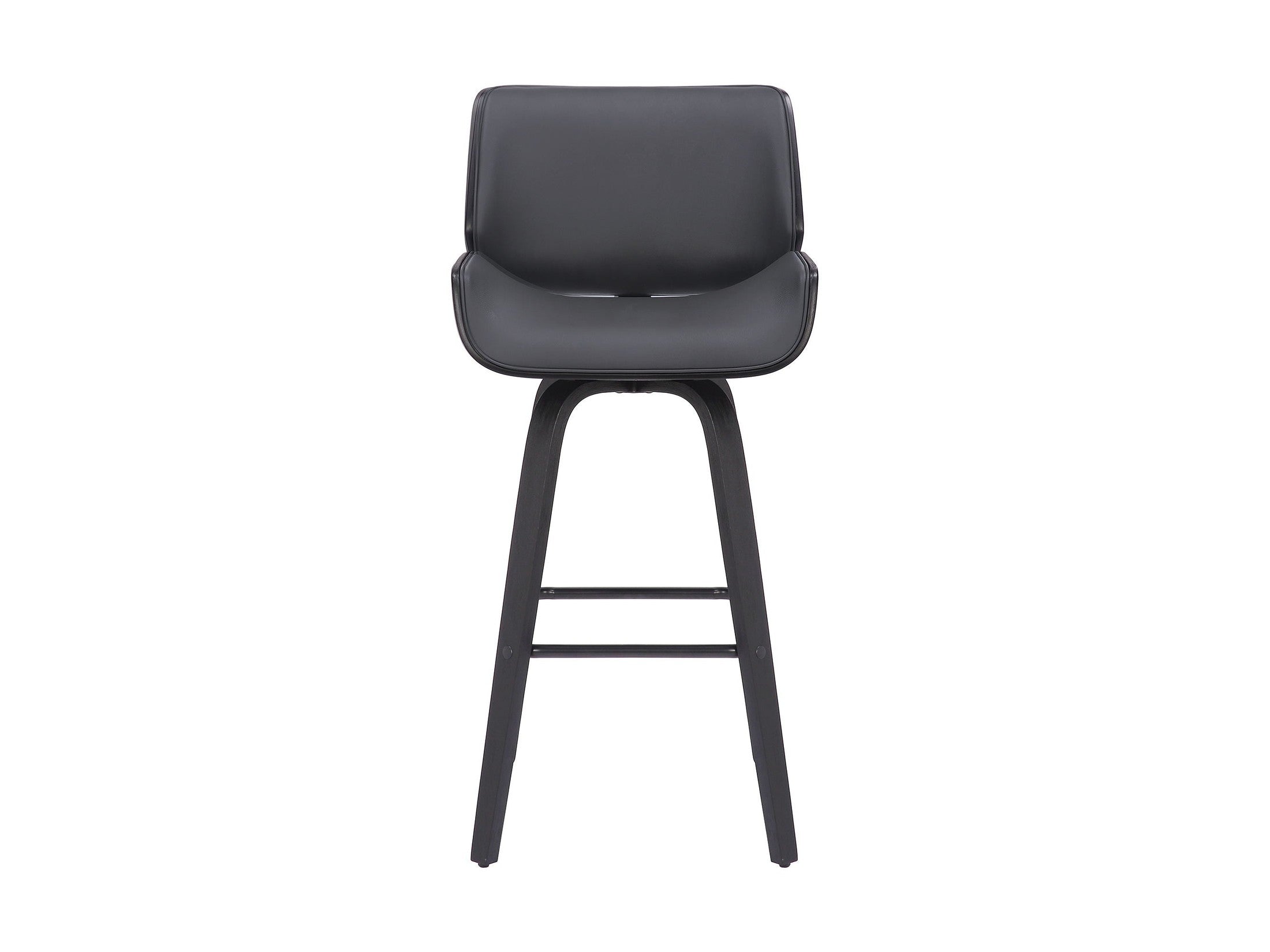 Tyler - 26" Counter Height Swivel Bar Stool With Black Frame