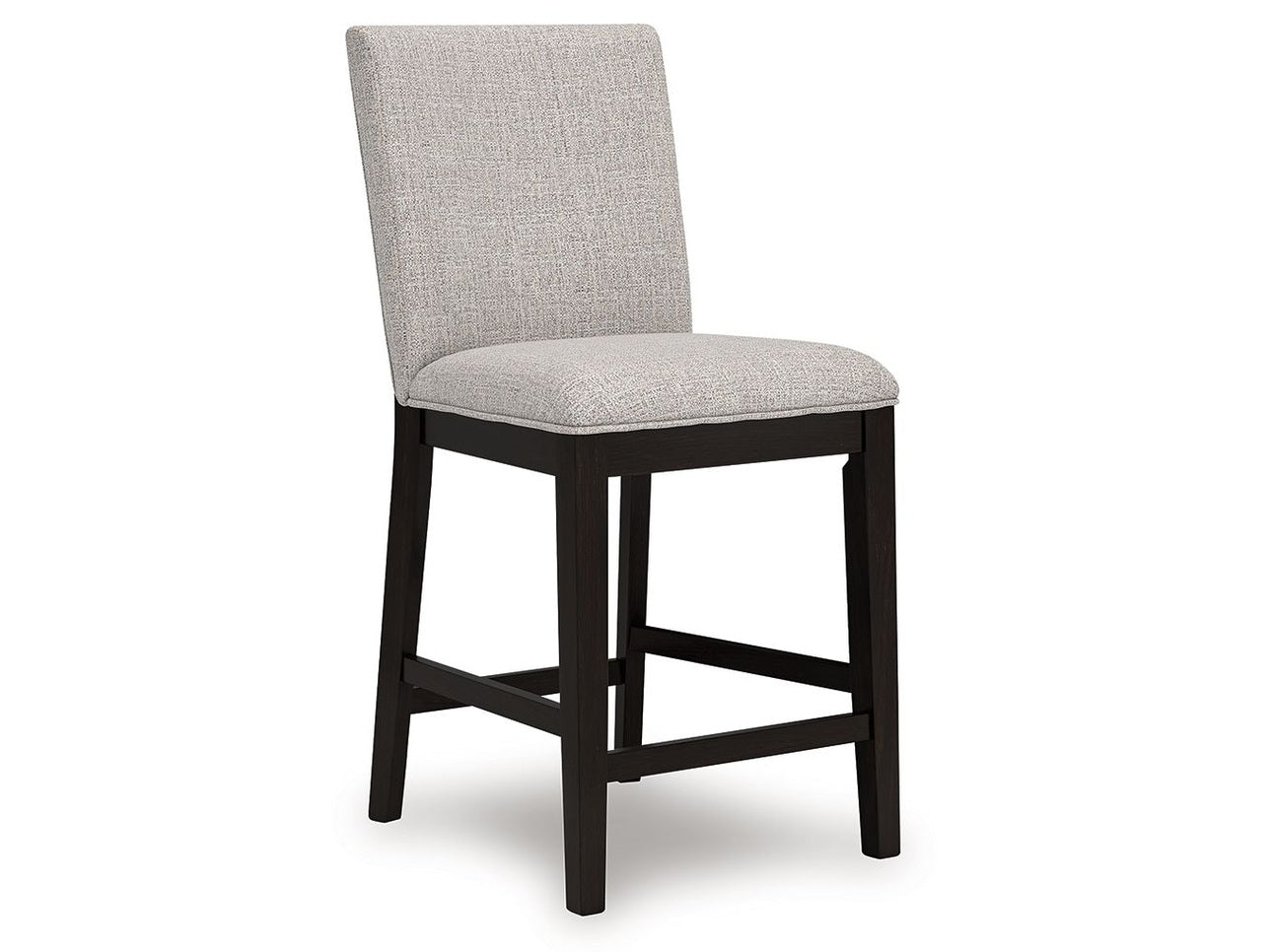 Neymorton - 5 Pc. - Rectangular Dining Room Counter Table, 4 Barstools - Dark Grayish Brown