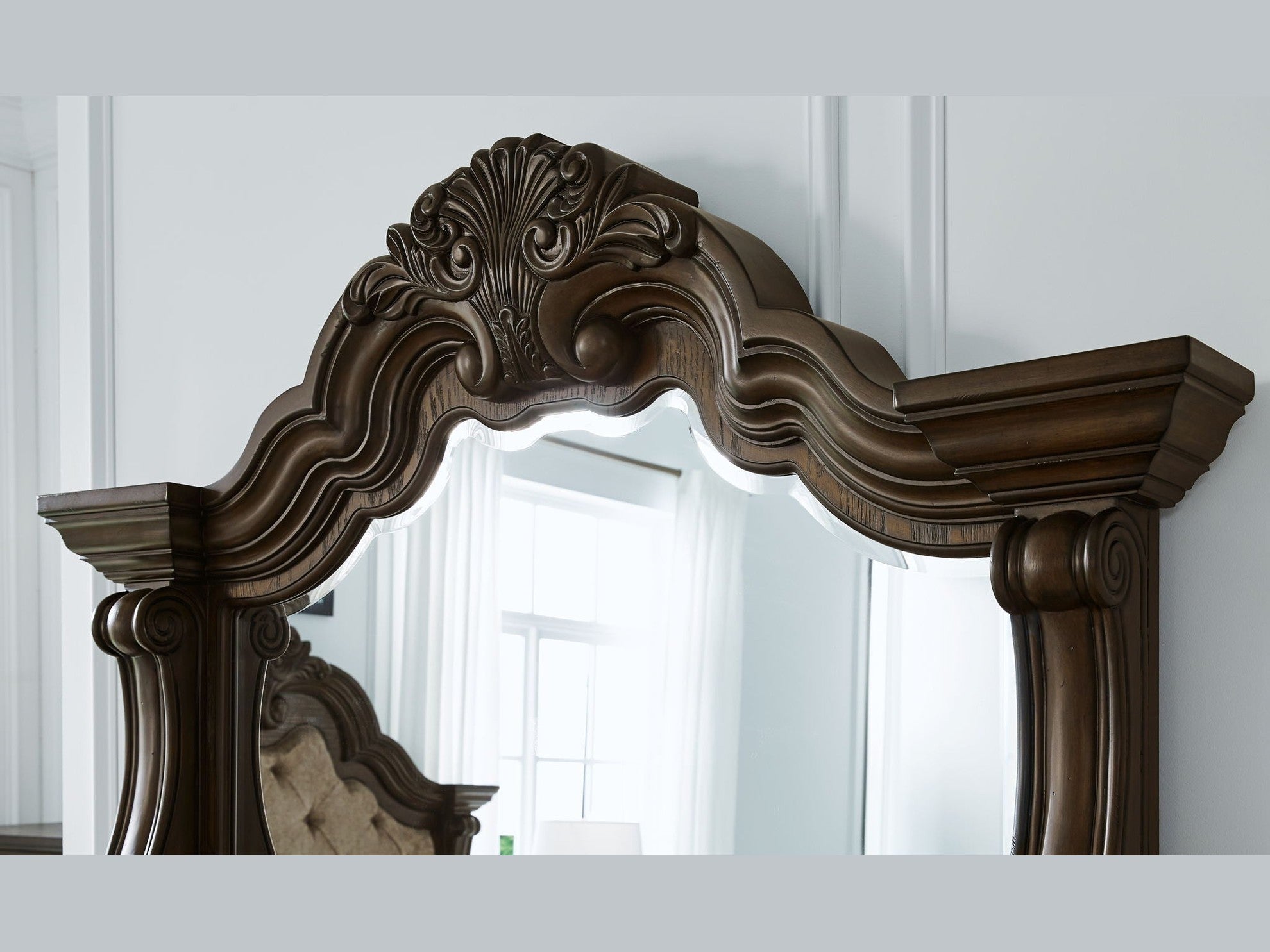 Maylee - Dresser And Mirror - Dark Brown
