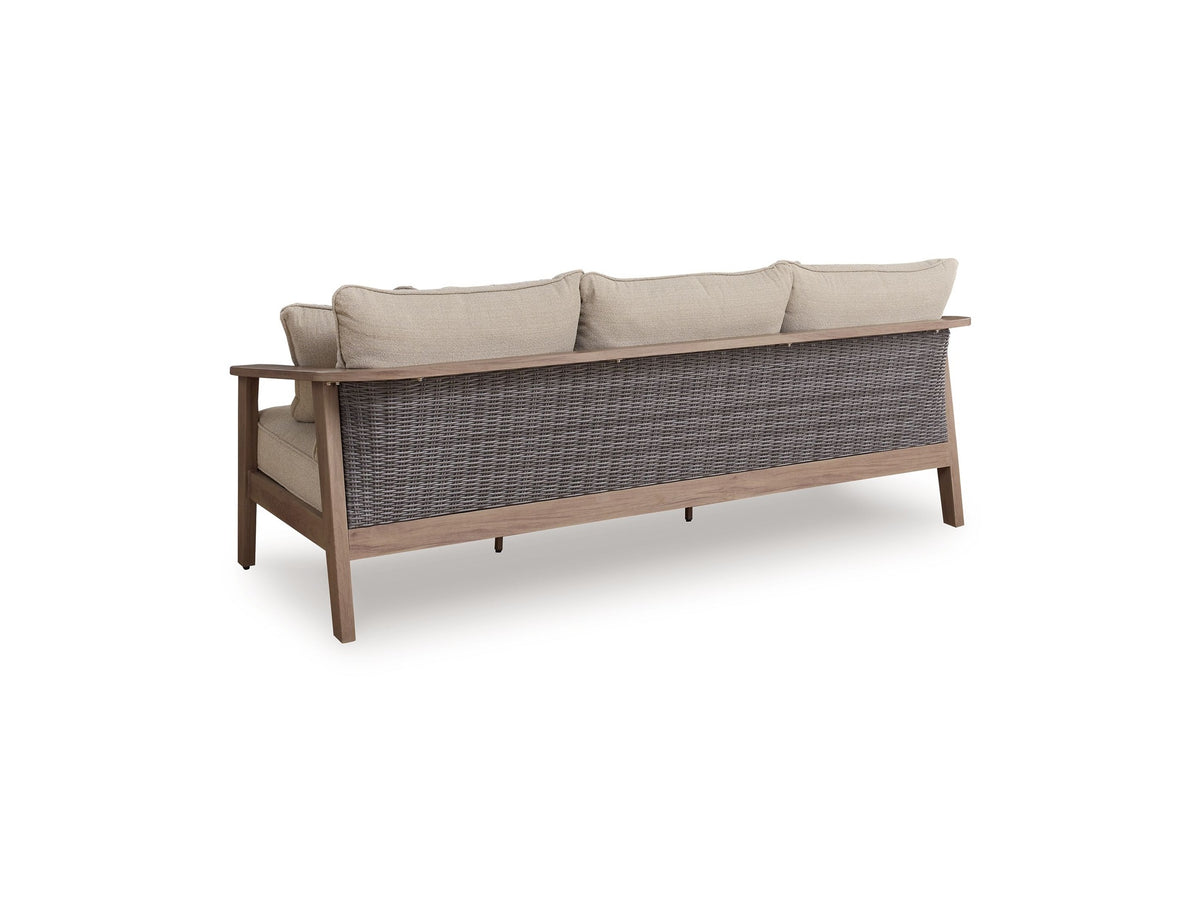 Harmony Headlands - Sofa With Cushion - Natural / Gray
