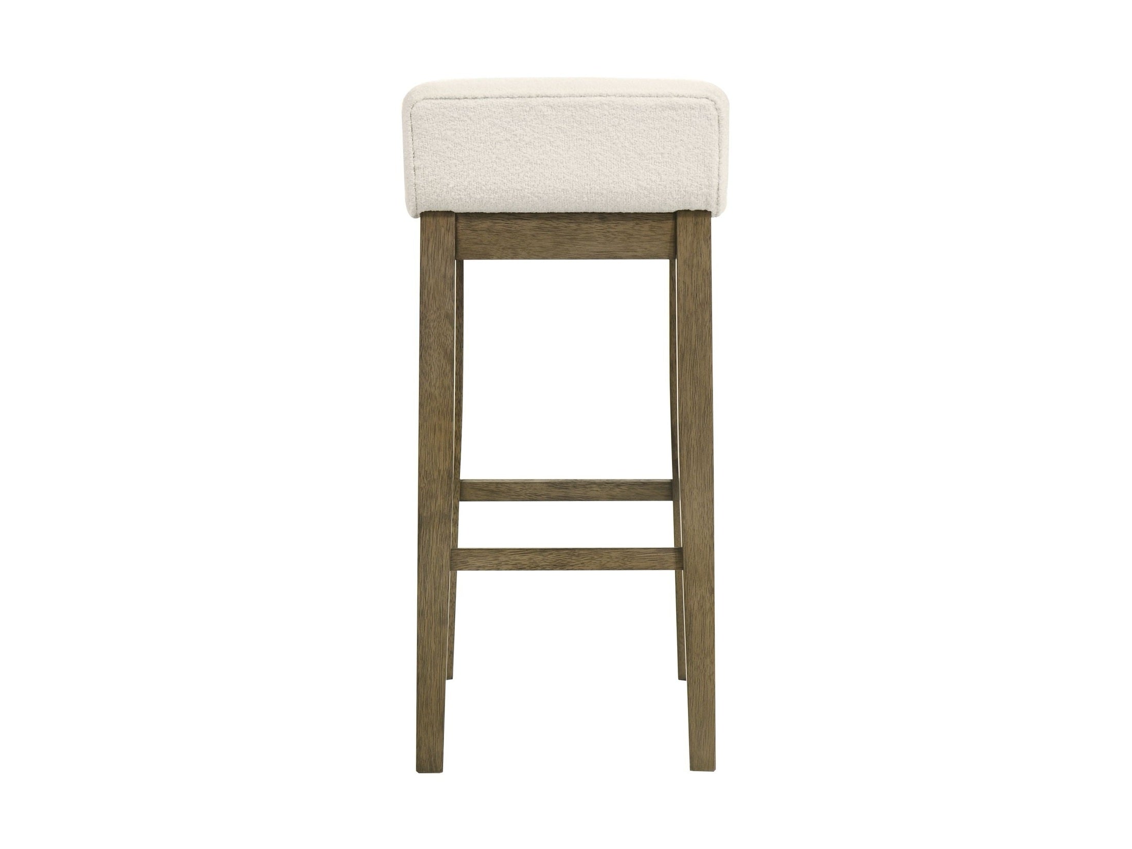 Annikah - Modern Transitional Wood Bar Height Kitchen Bar Stool