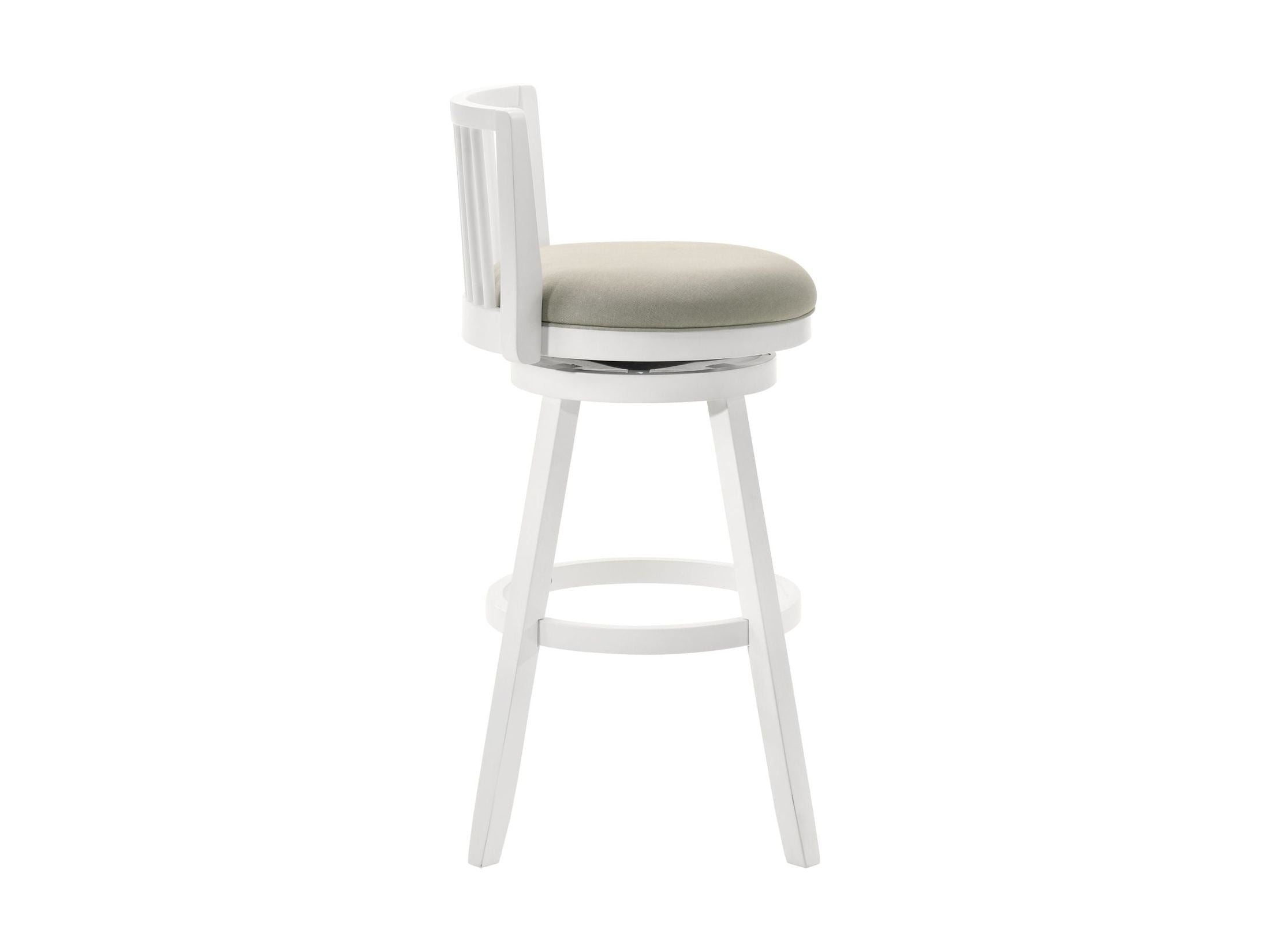 Harper - 26" Amber Glow Counter Height Rubberwood Swivel Barstool