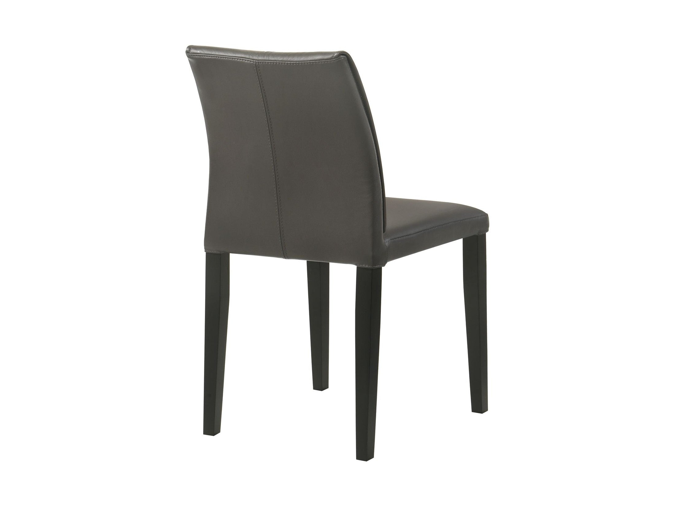 Velena - Full Back Top Grain Leather Upholstered Wood Dining Chairs (Set of 2) - Cola