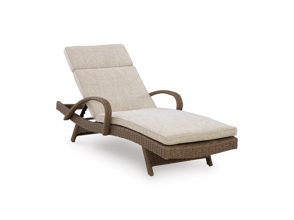 Laguna Heights - Chaise Lounge With Cushion - Beige