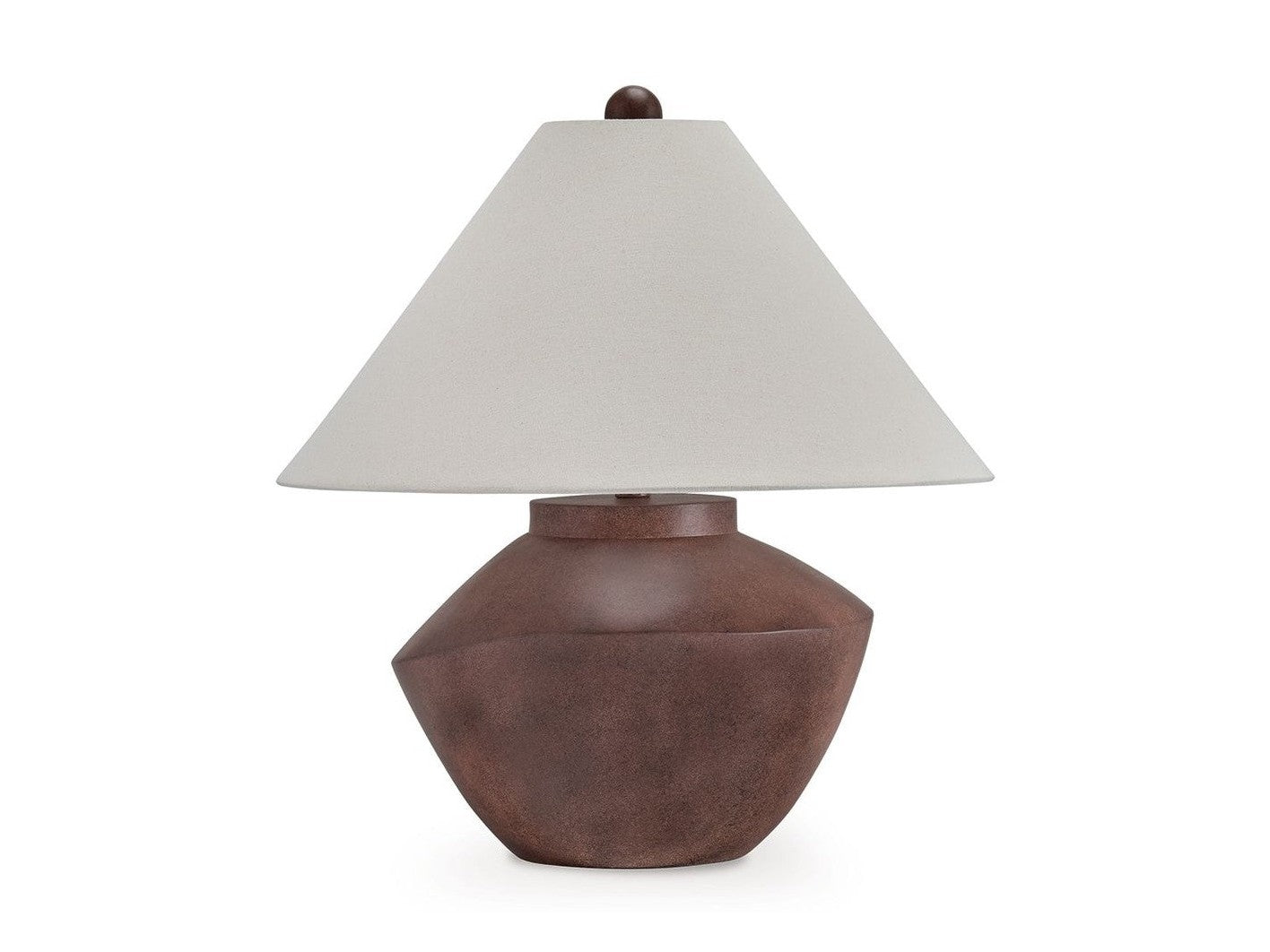 Honsworth - Poly Table Lamp - Antique Brown
