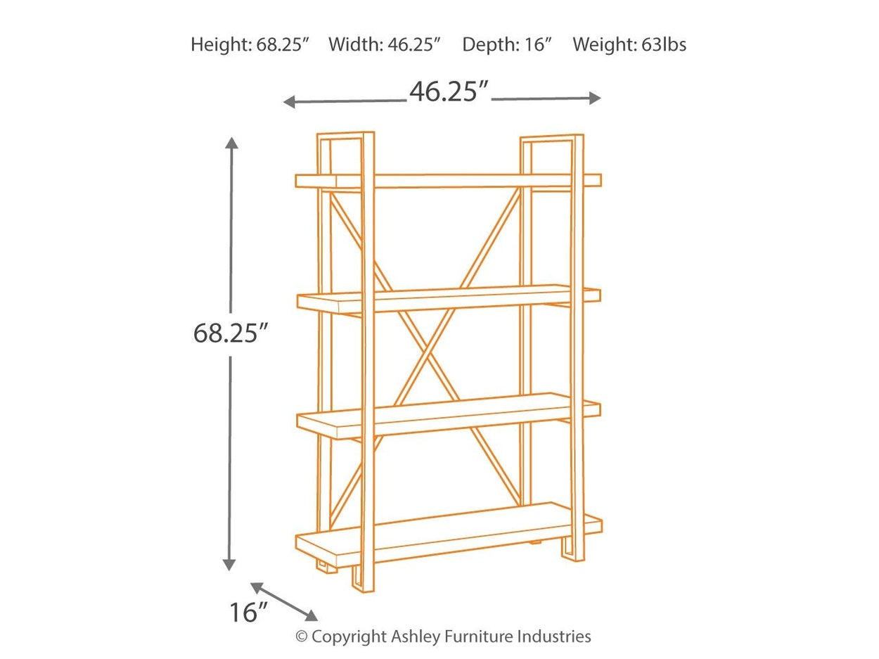 Forestmin - Bookcase - Brown / Black