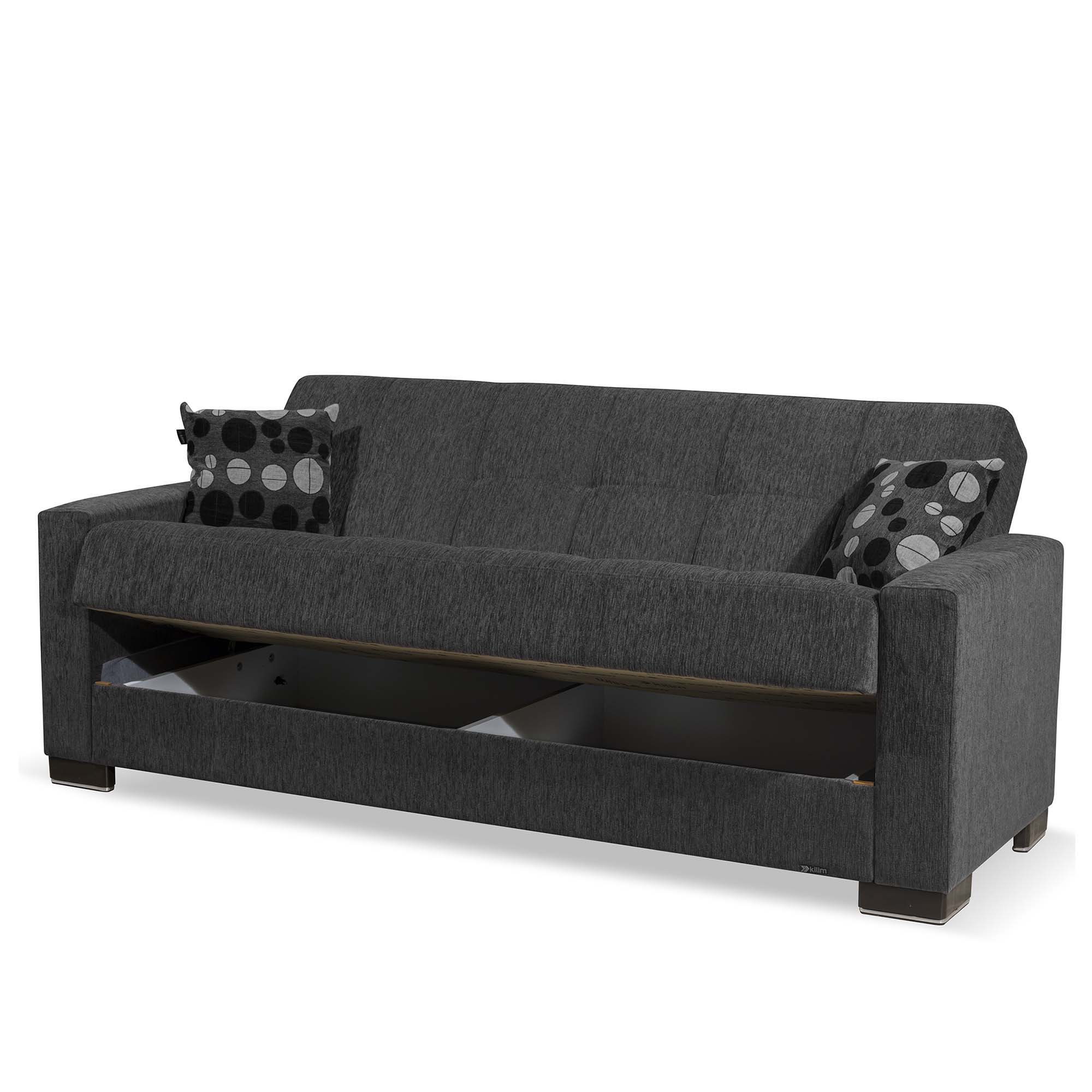 Ottomanson Armada - Upholstered Convertible Sofabed With Storage - Chenille
