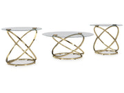 Crimonti - Occasional Table Set (Set of 3) - Champagne