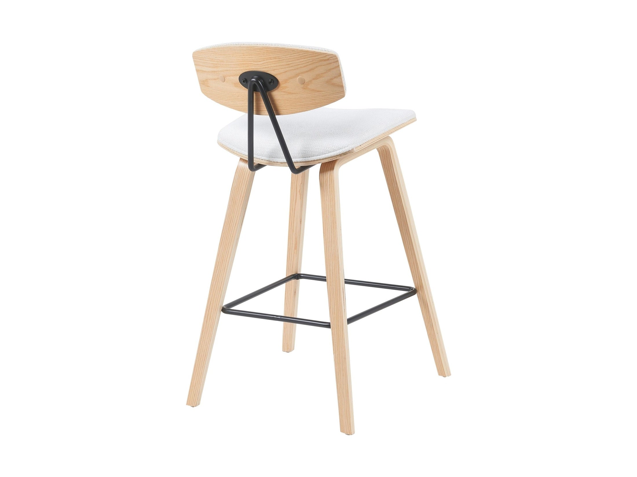 Fox - Swivel Counter Height Stool - Light Brown