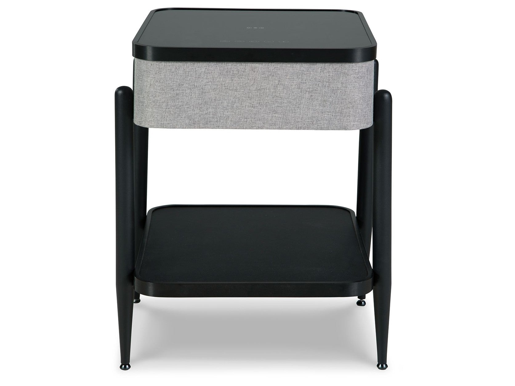 Jorvalee - Accent Table with Speaker - Gray / Black