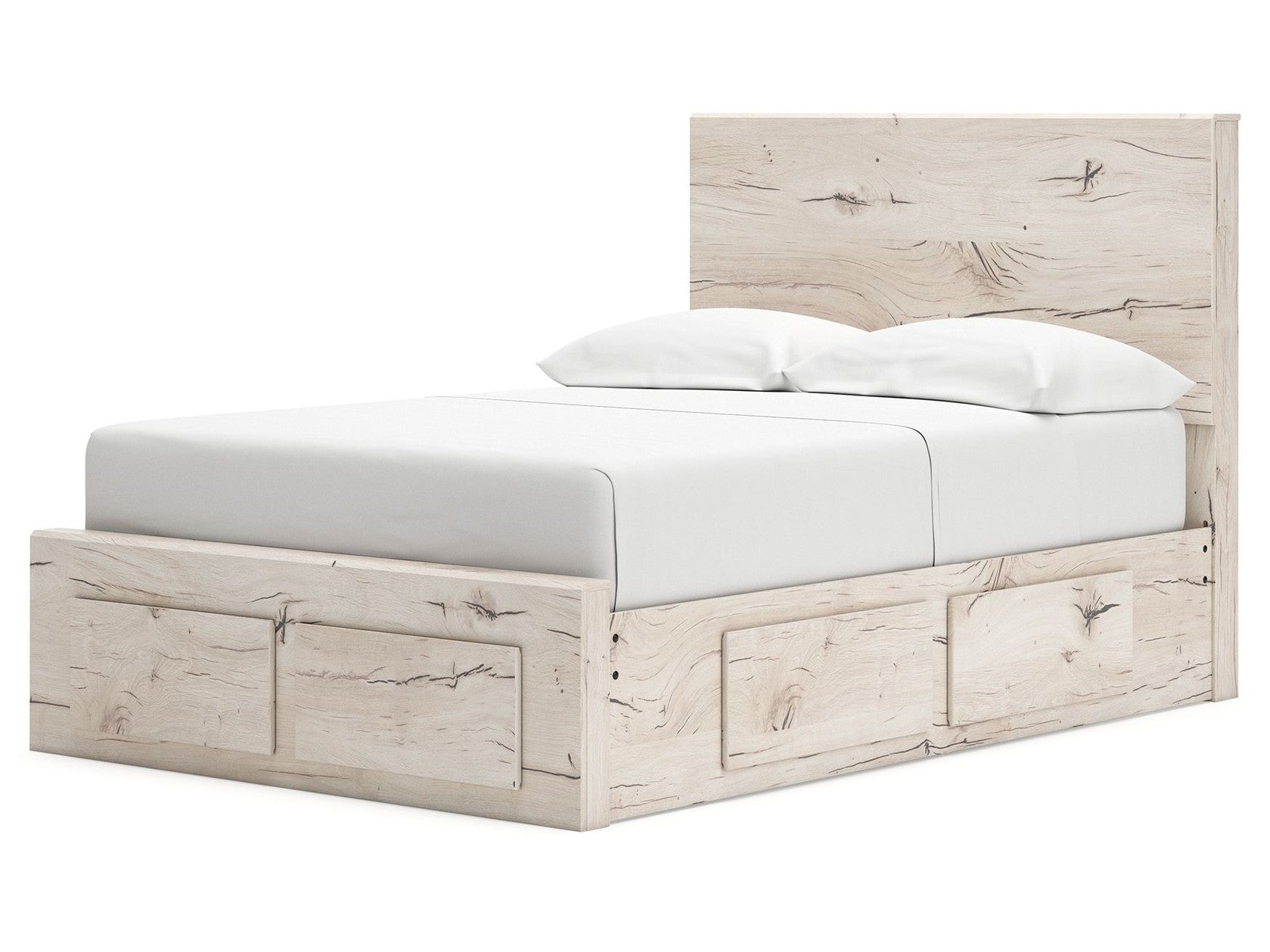 Lawroy - Panel Bed With Storage