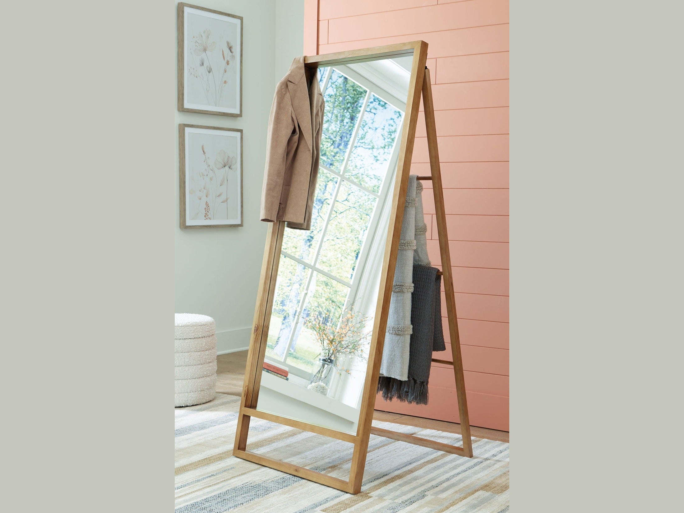 Devford - Floor Mirror - Brown