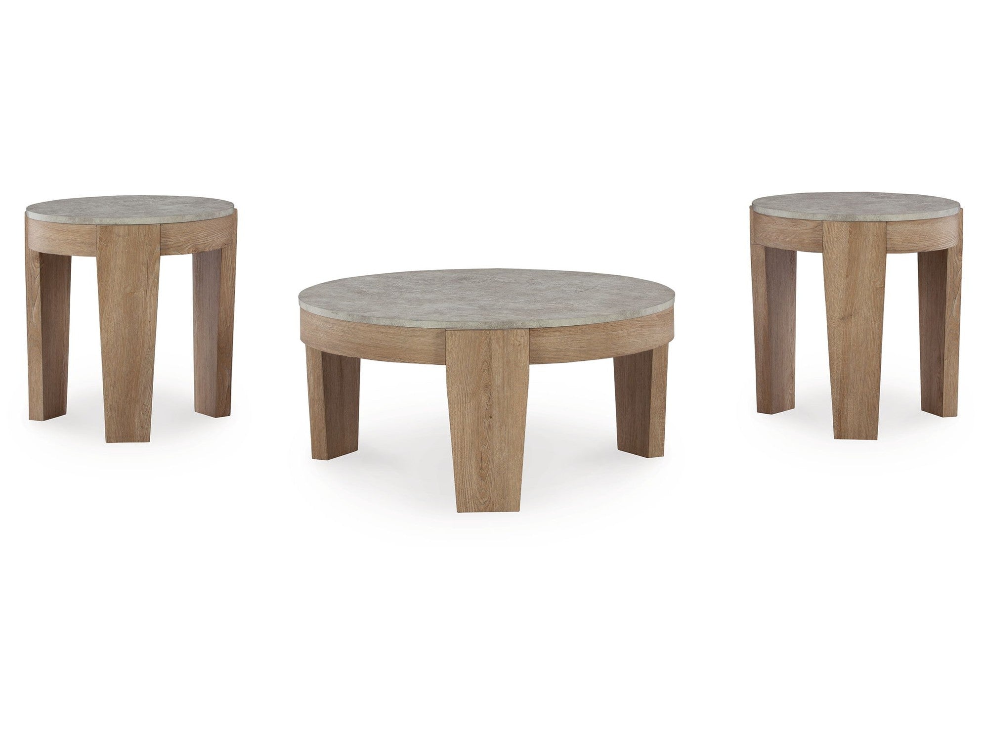 Guystone - Occasional Table Set (Set of 3) - Light Brown