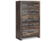 Drystan - Five Drawer Chest - Brown / Beige