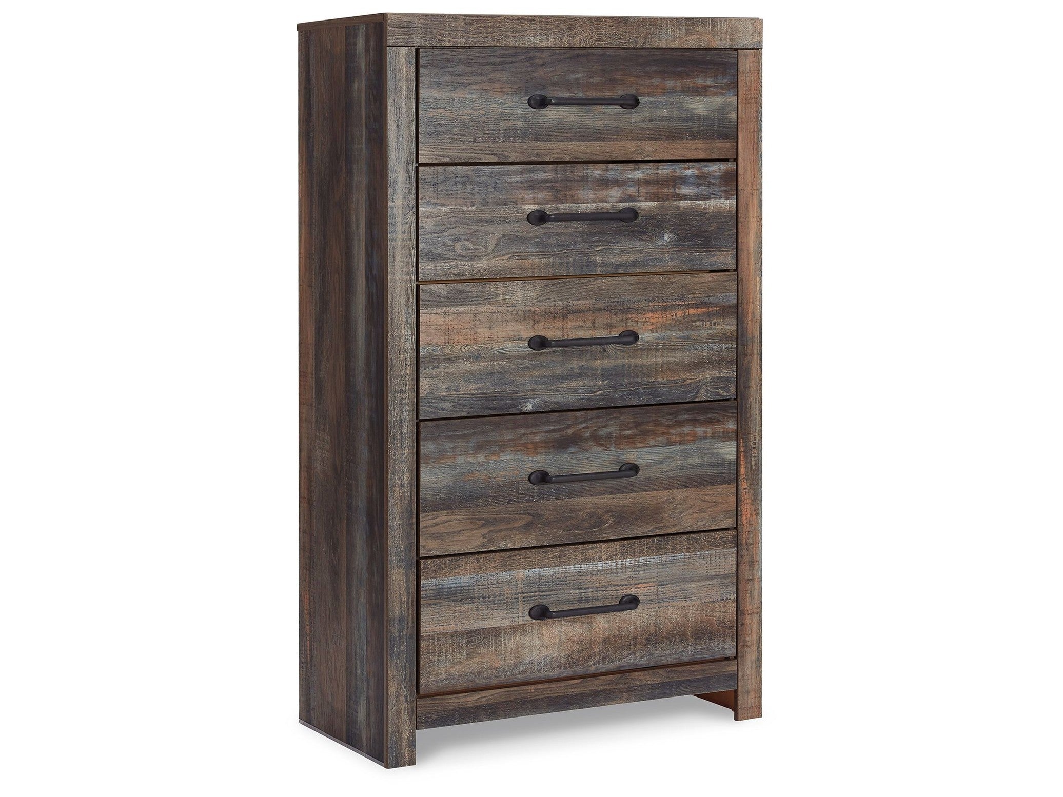 Drystan - Five Drawer Chest - Brown / Beige