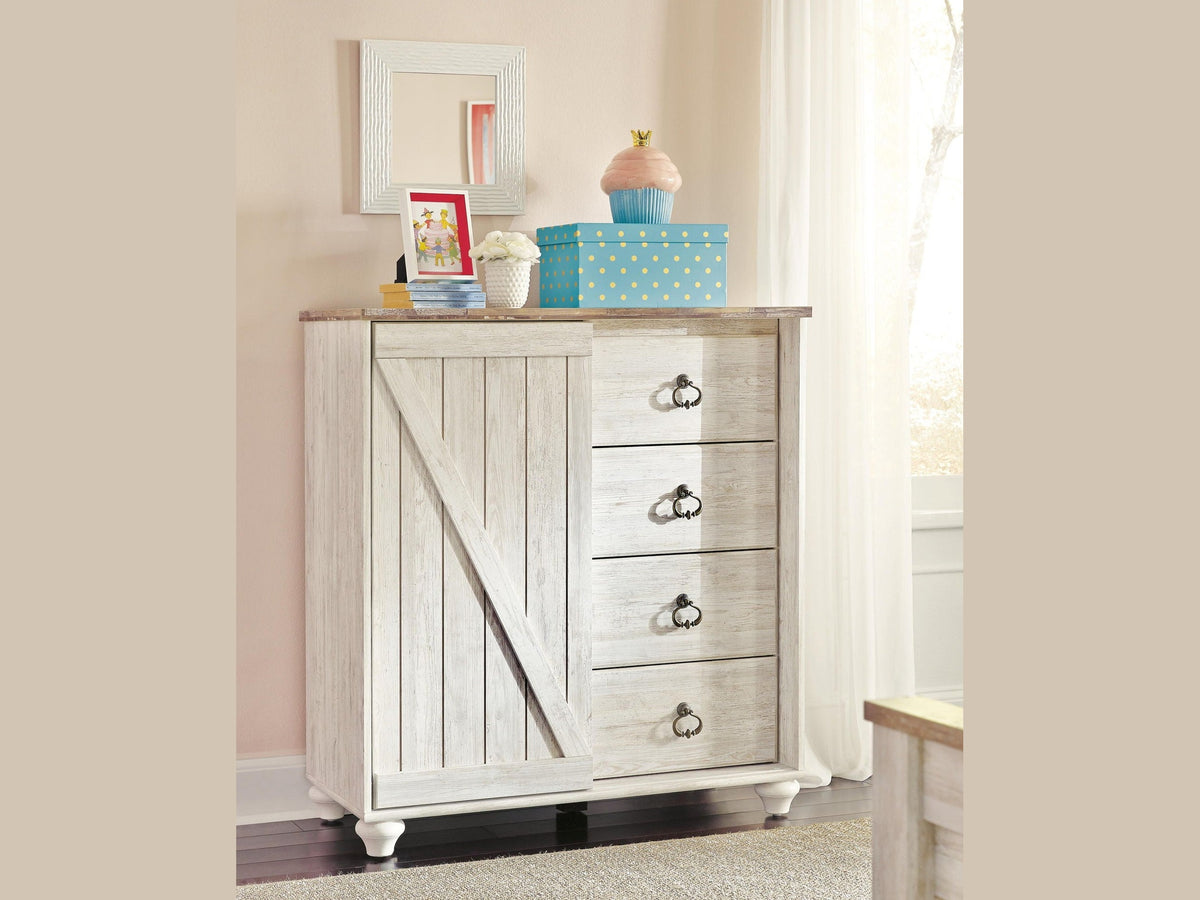 Willowton - Dressing Chest - Whitewash