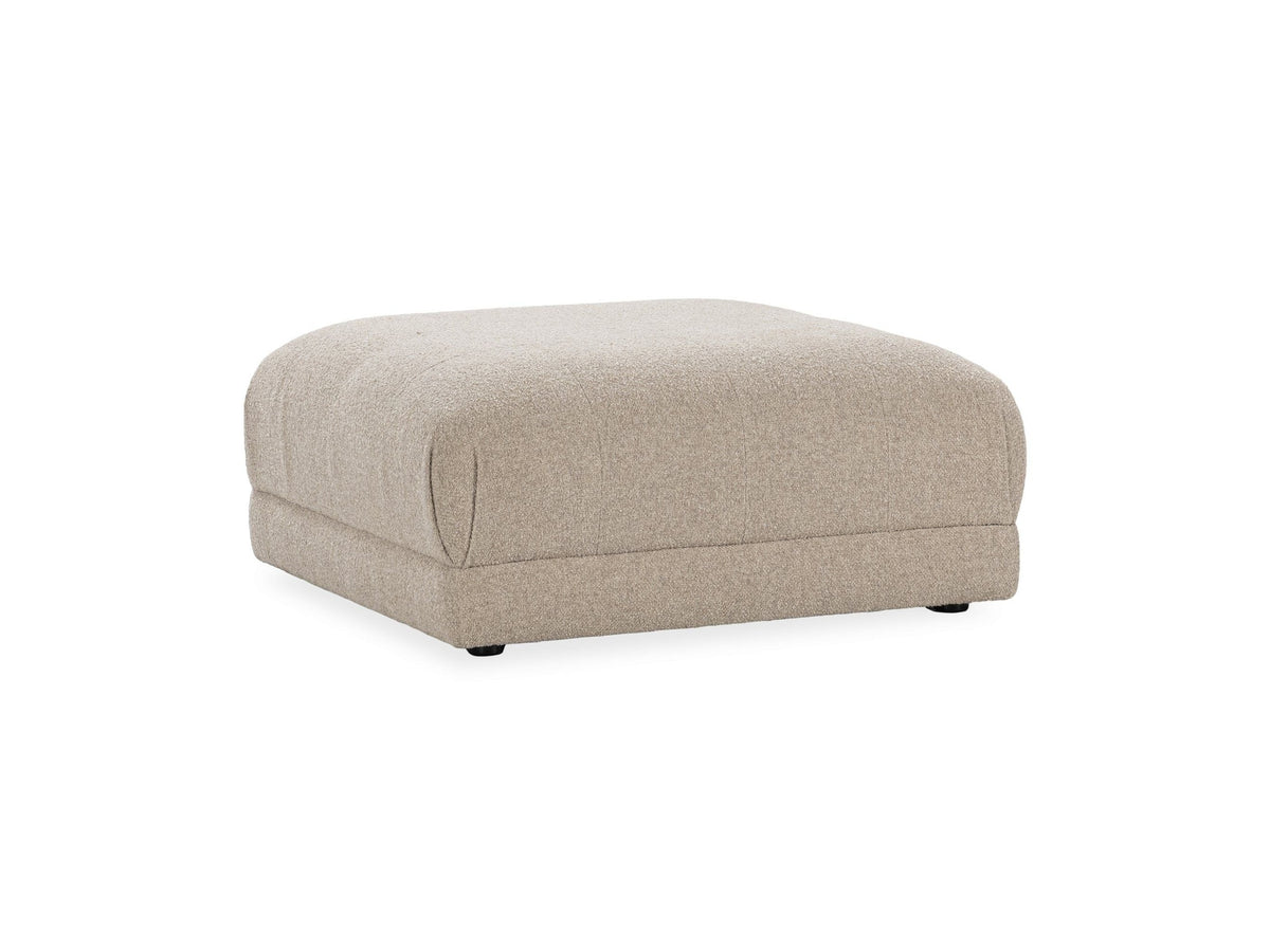 Adalynne - Upholstered Square Ottoman - Buttermilk