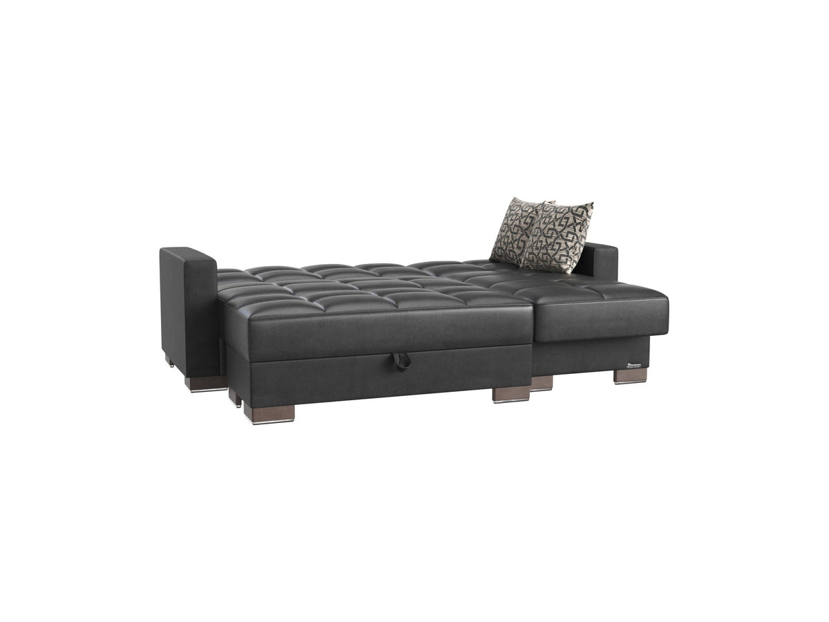 Ottomanson Armada - Upholstered Convertible Chaise Lounge With Storage - PU