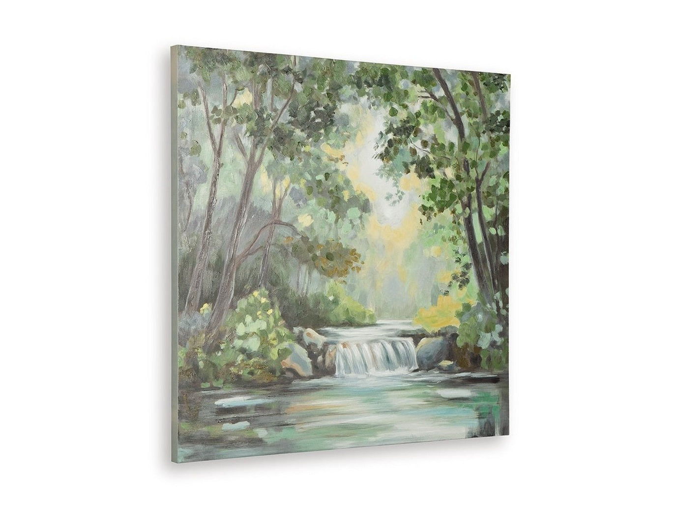 Evermaddick - Wall Art - Green / Gray / White