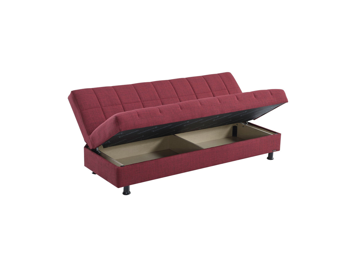 Ottomanson Sasta - Convertible Sofabed With Storage - Living Room Furniture - Bedroom Couch For Small Rooms - Studio Apartment Essentials