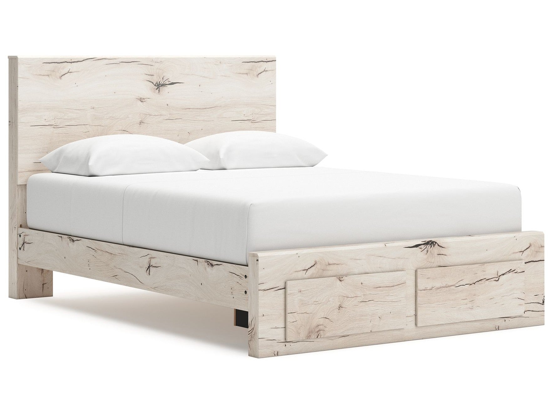 Lawroy - Panel Bed With Storage