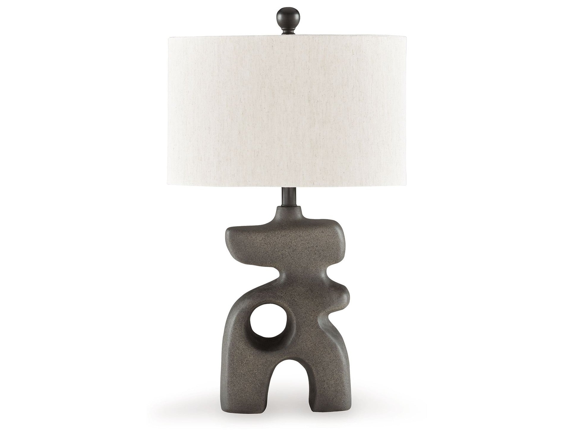 Danacy - Paper Table Lamp - Distressed Black