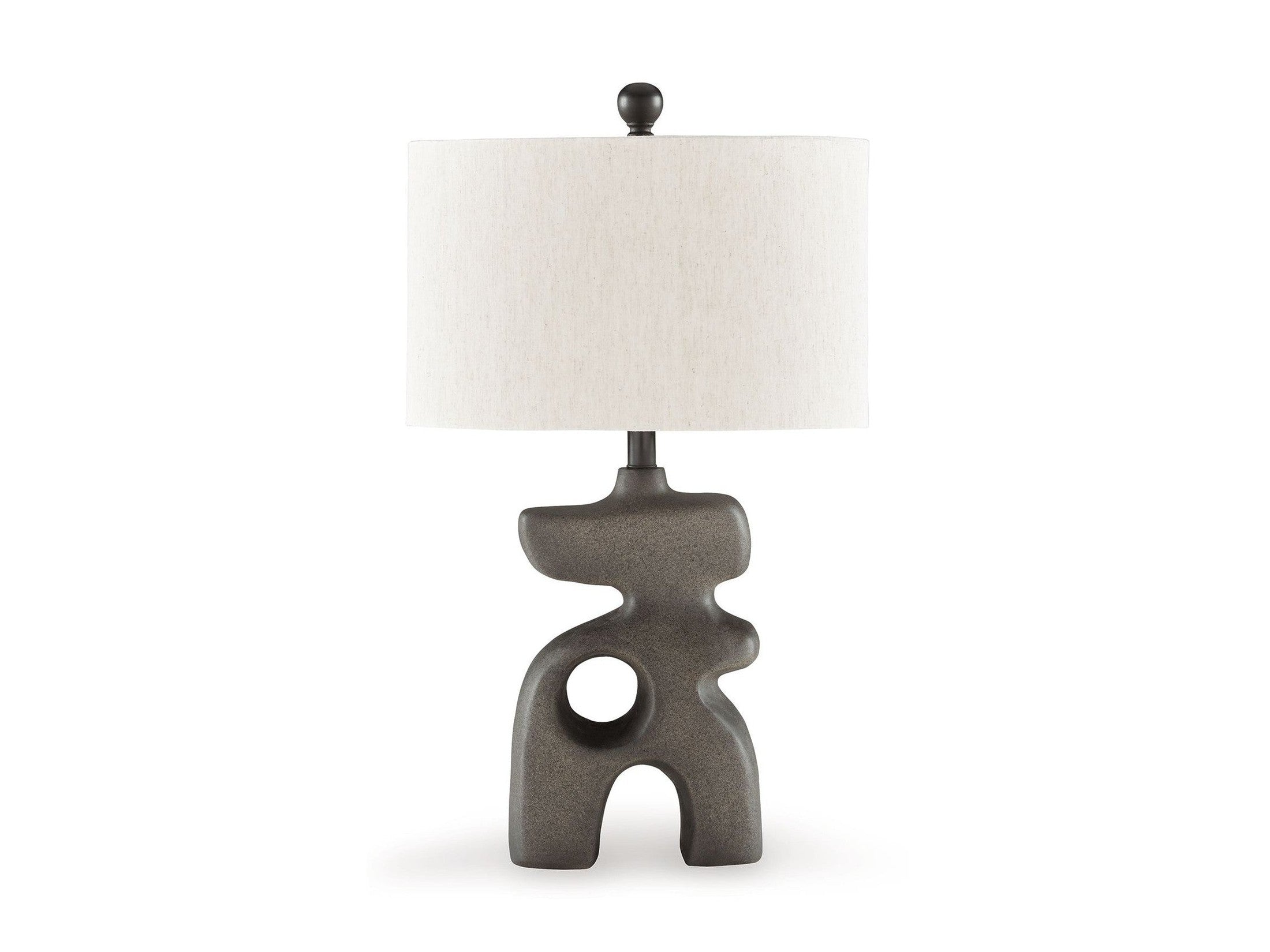 Danacy - Paper Table Lamp - Distressed Black