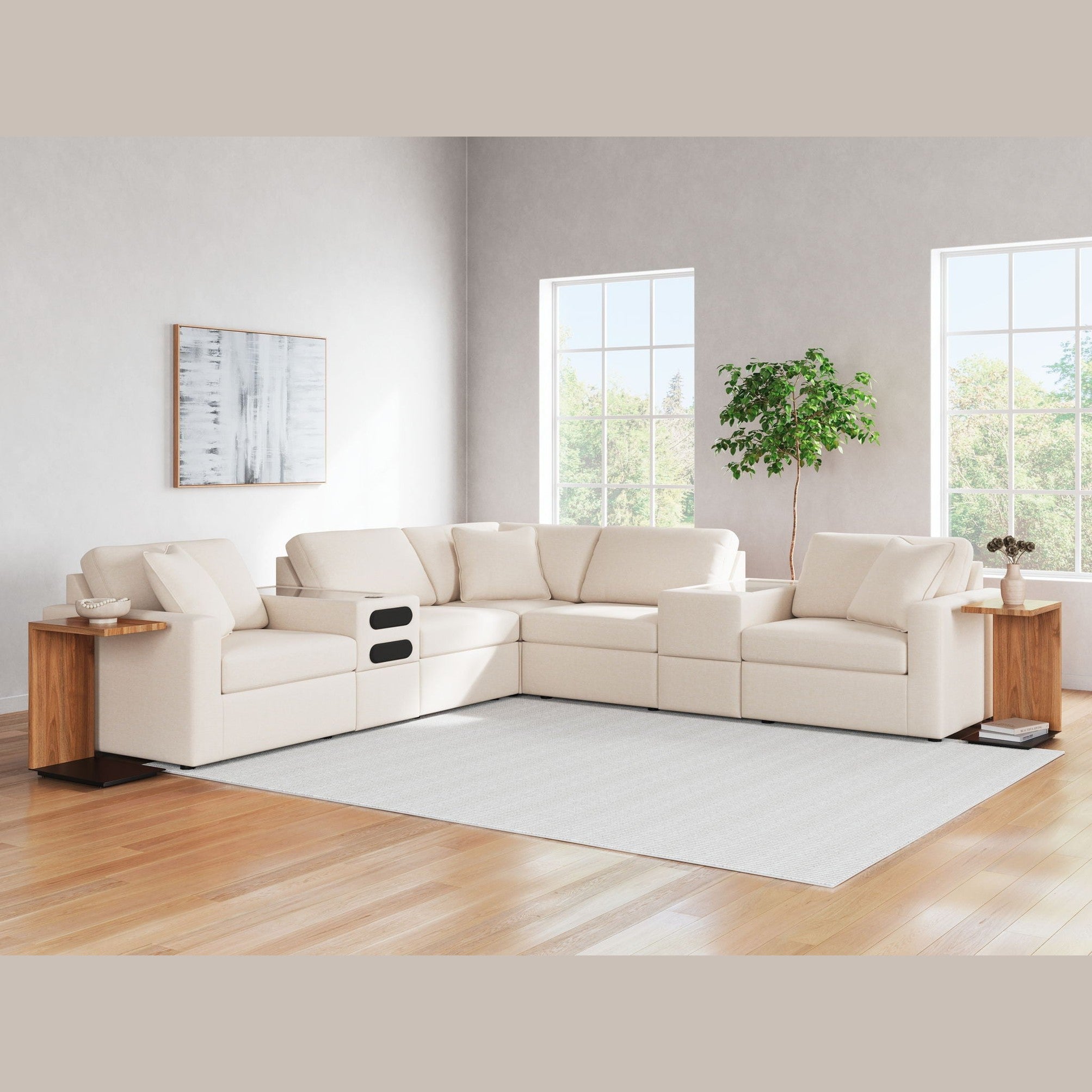 Modmax - Sectional - Oyster