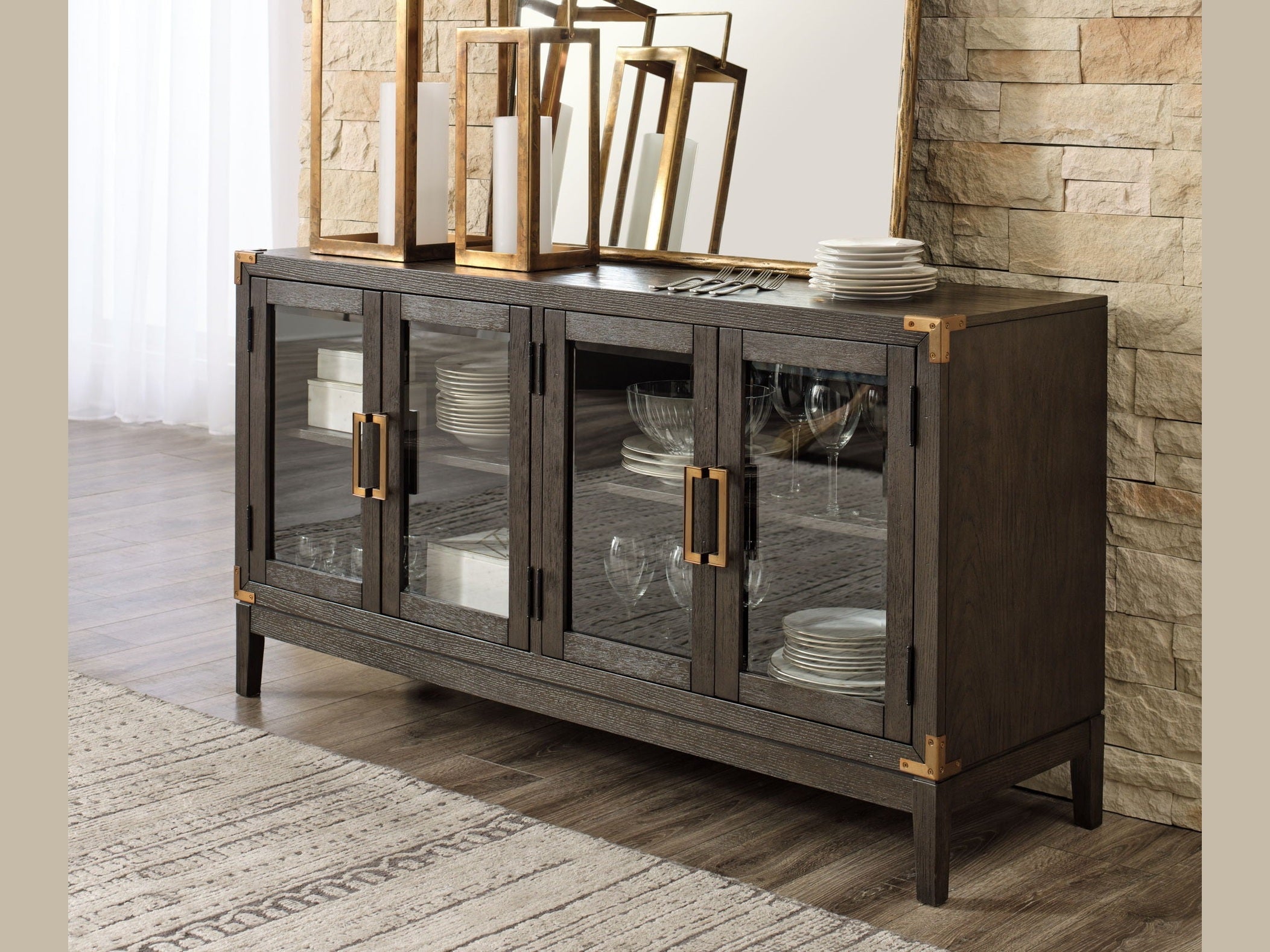 Burkhaus - Dining Room Server - Dark Brown