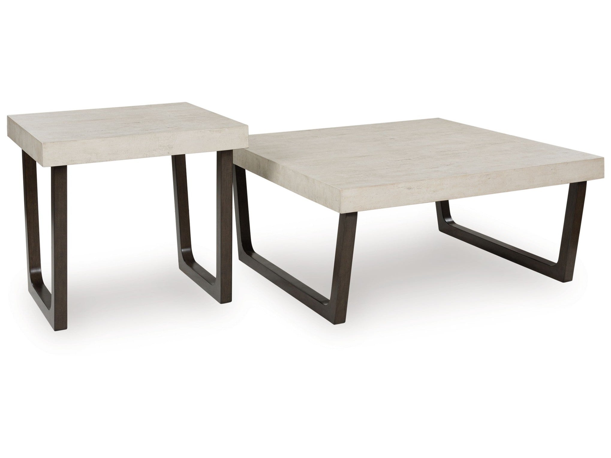 Westenfort - Occasional Table Set (Set of 2) - Espresso / Gray