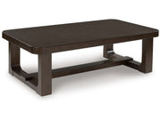 Breckington - Rectangular Cocktail Table - Dark Brown