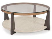 Frazwa - Round Cocktail Table - Multi