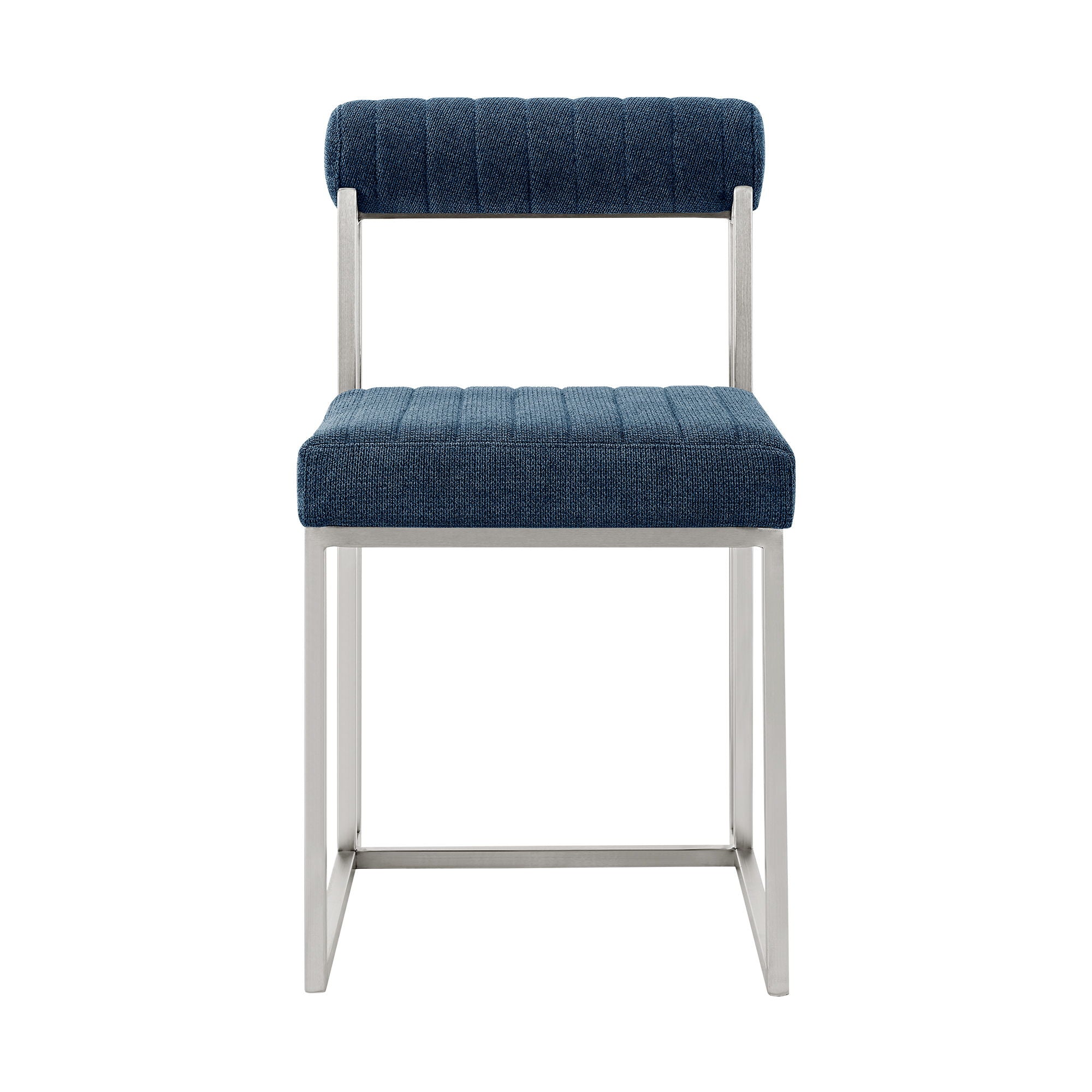 Anastasia - Dining Room Chair Set With Brushed Silver Frame