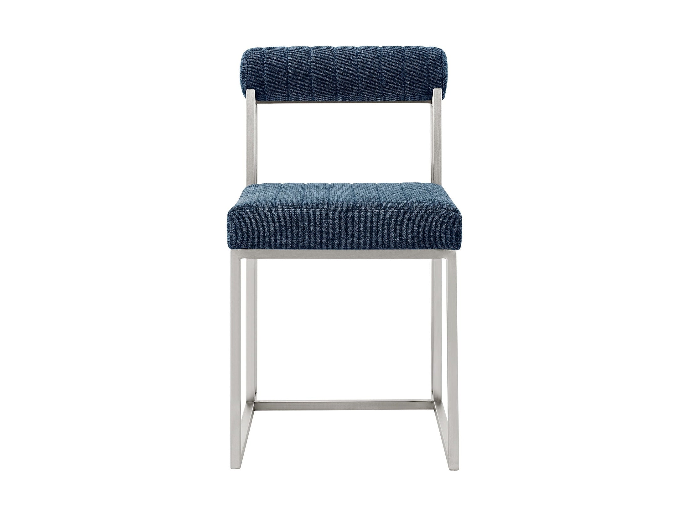 Anastasia - Dining Room Chair Set With Brushed Silver Frame