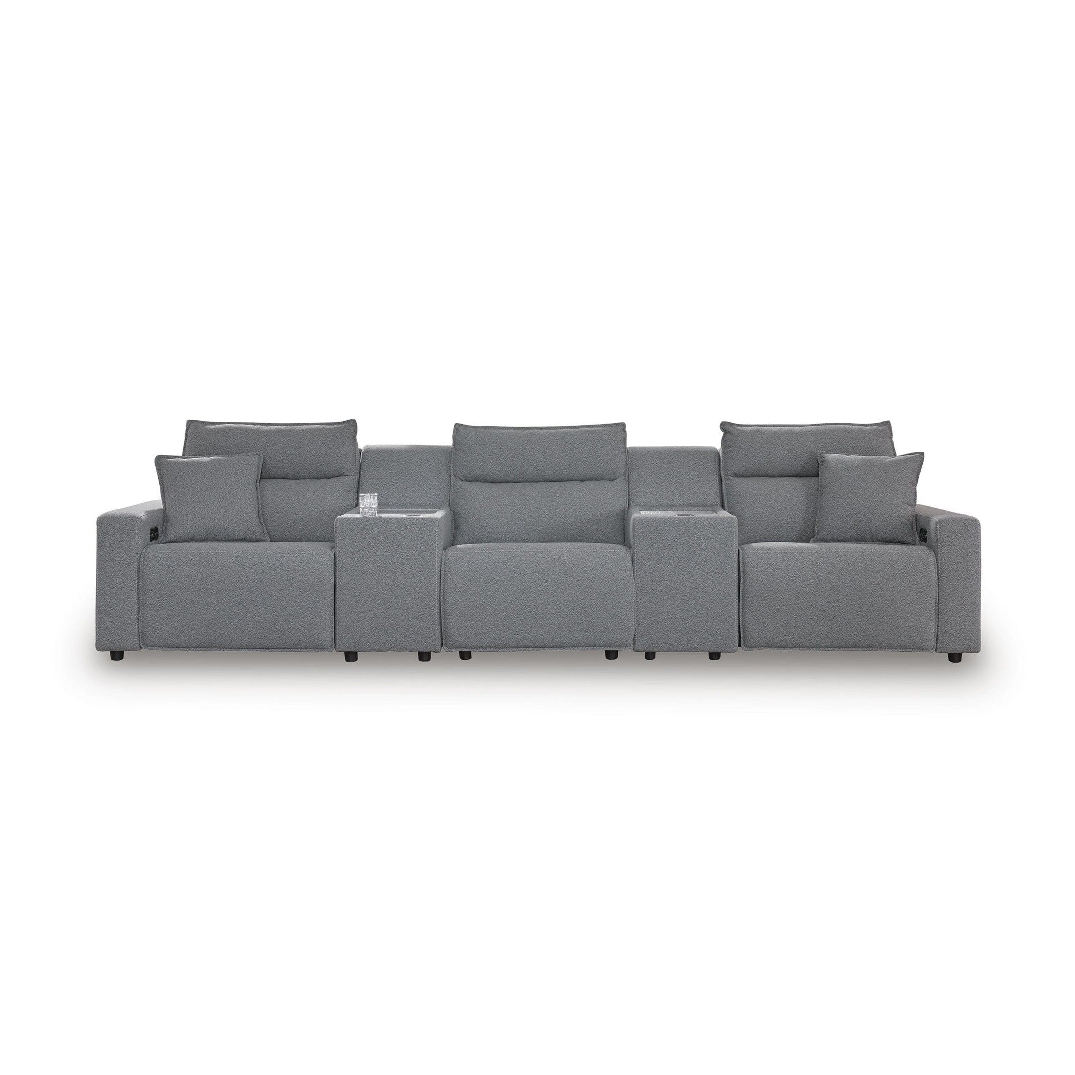 Modmax II - Reclining Sectional - Salt And Pepper