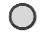 Corinsworth - Accent Mirror - Charcoal / Brass Finish